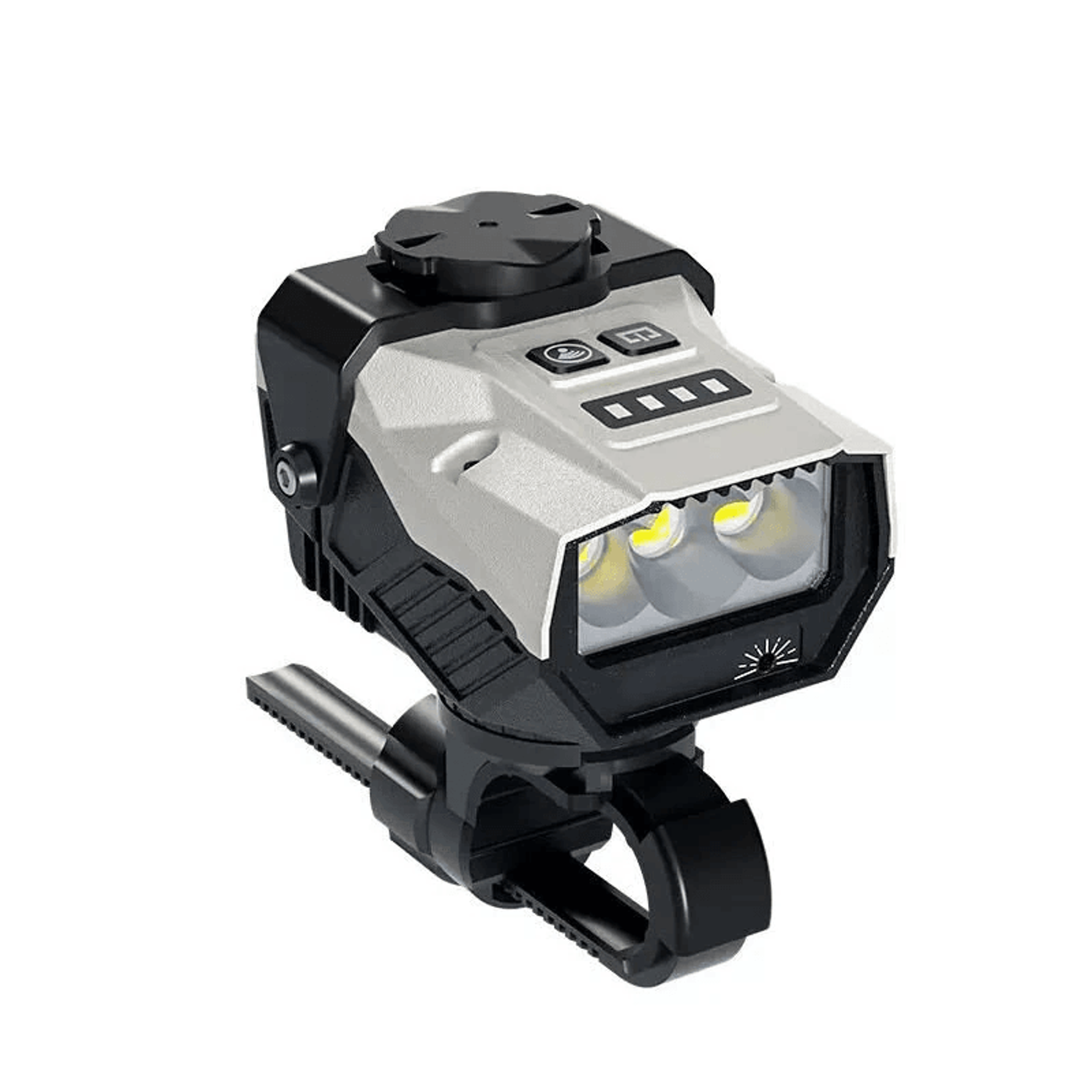 Bike Headlight With Remote Control Lumens Dual Beam USB C Rechargeable Waterproof Light 0