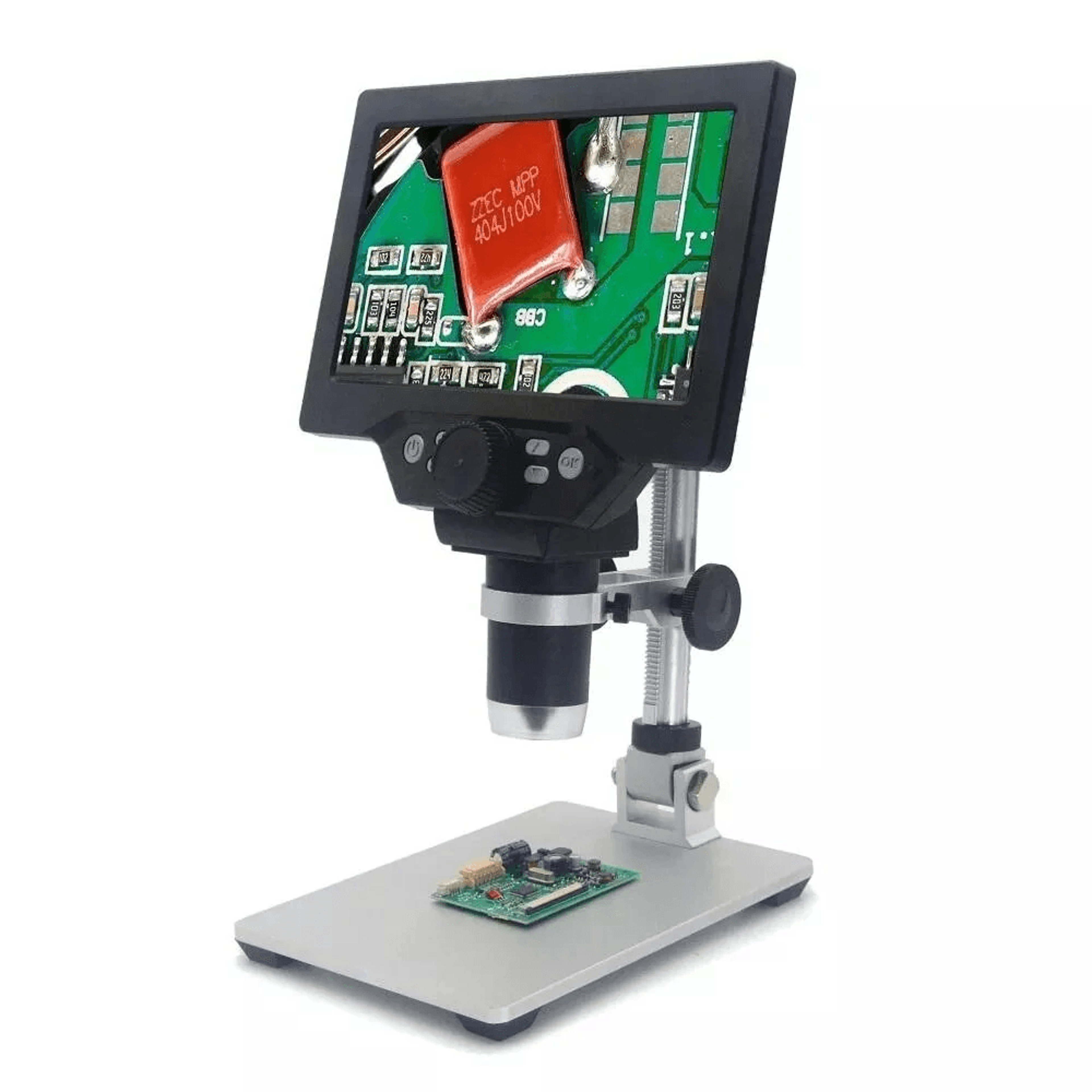 Digital Microscope With LCD Screen Camera And To Continuous Magnification 0