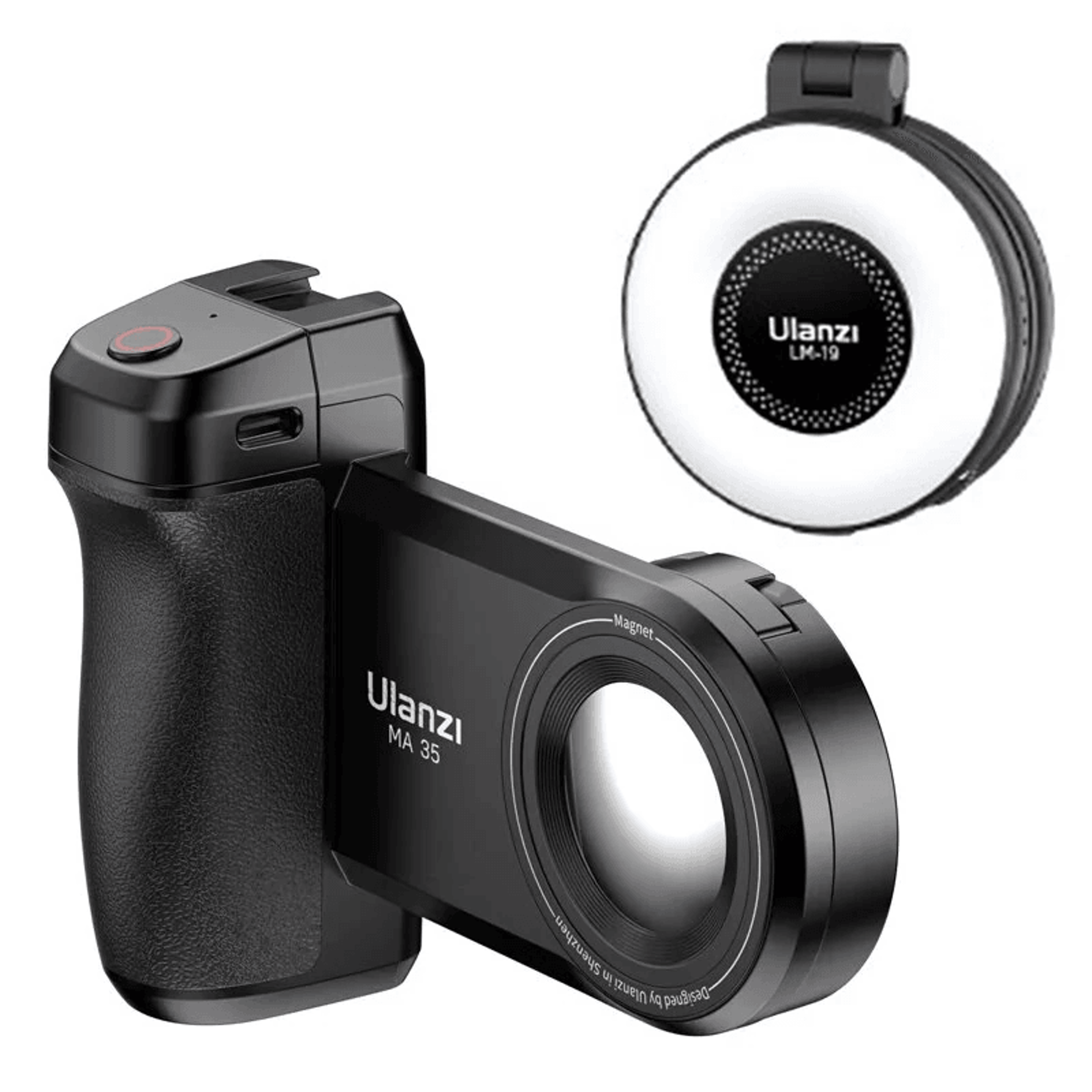Magnetic Smartphone Camera Grip With Bluetooth Shutter And Adjustable Phone Clamp 9
