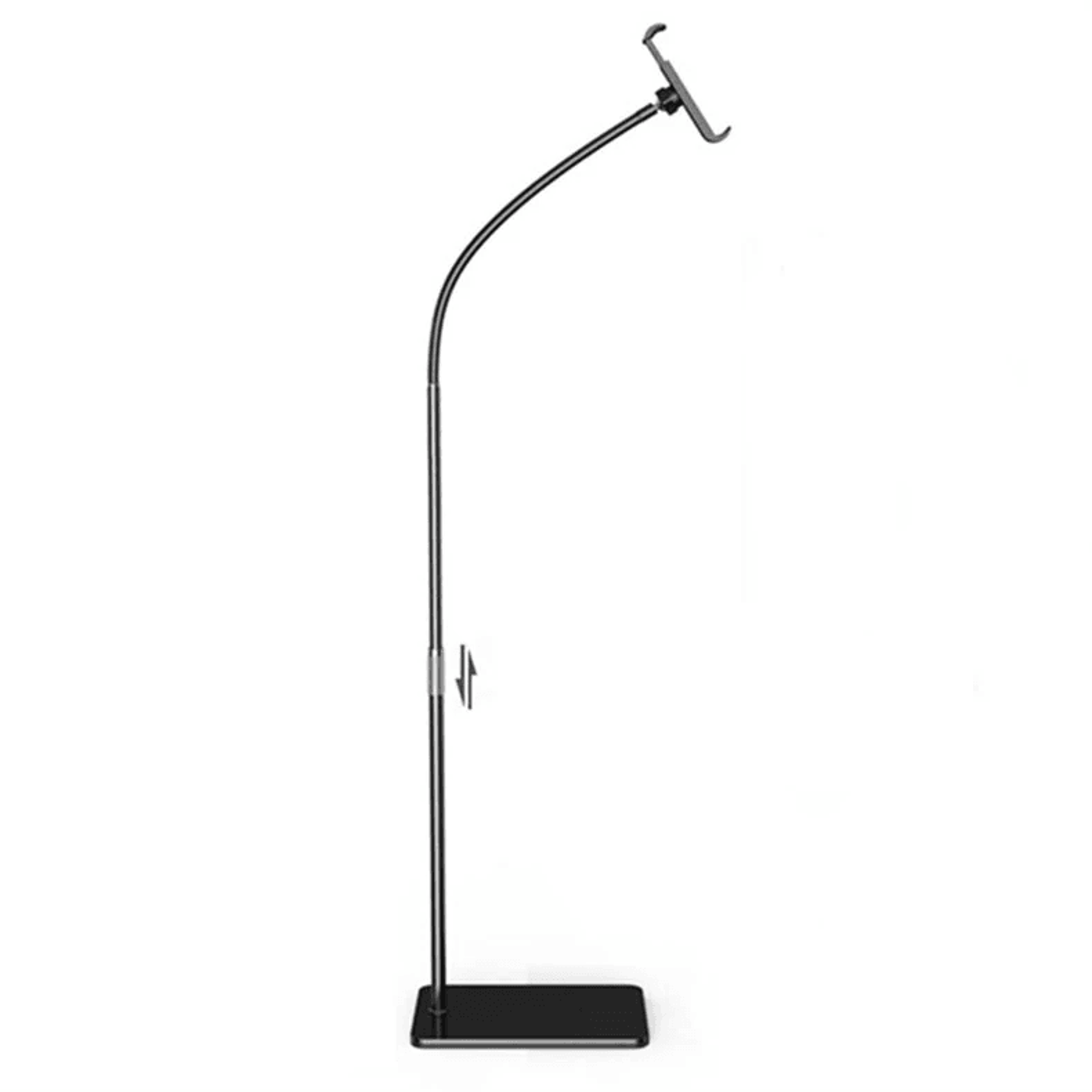 Adjustable Floor Phone Tablet Stand With Flexible Arm And Heavy Duty Metal Base 2