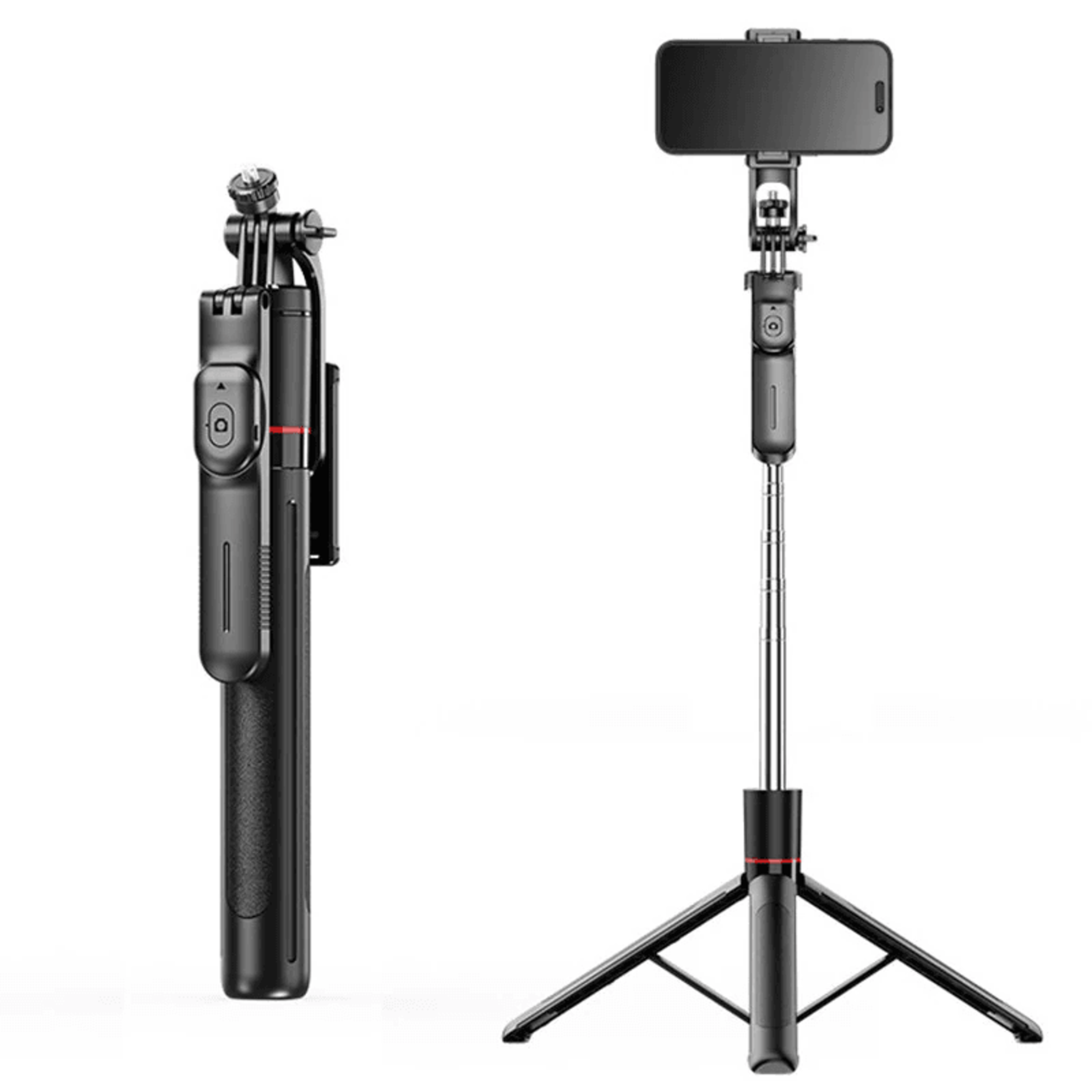 Wireless Selfie Stick Tripod With Detachable Remote And Telescopic Stand 0