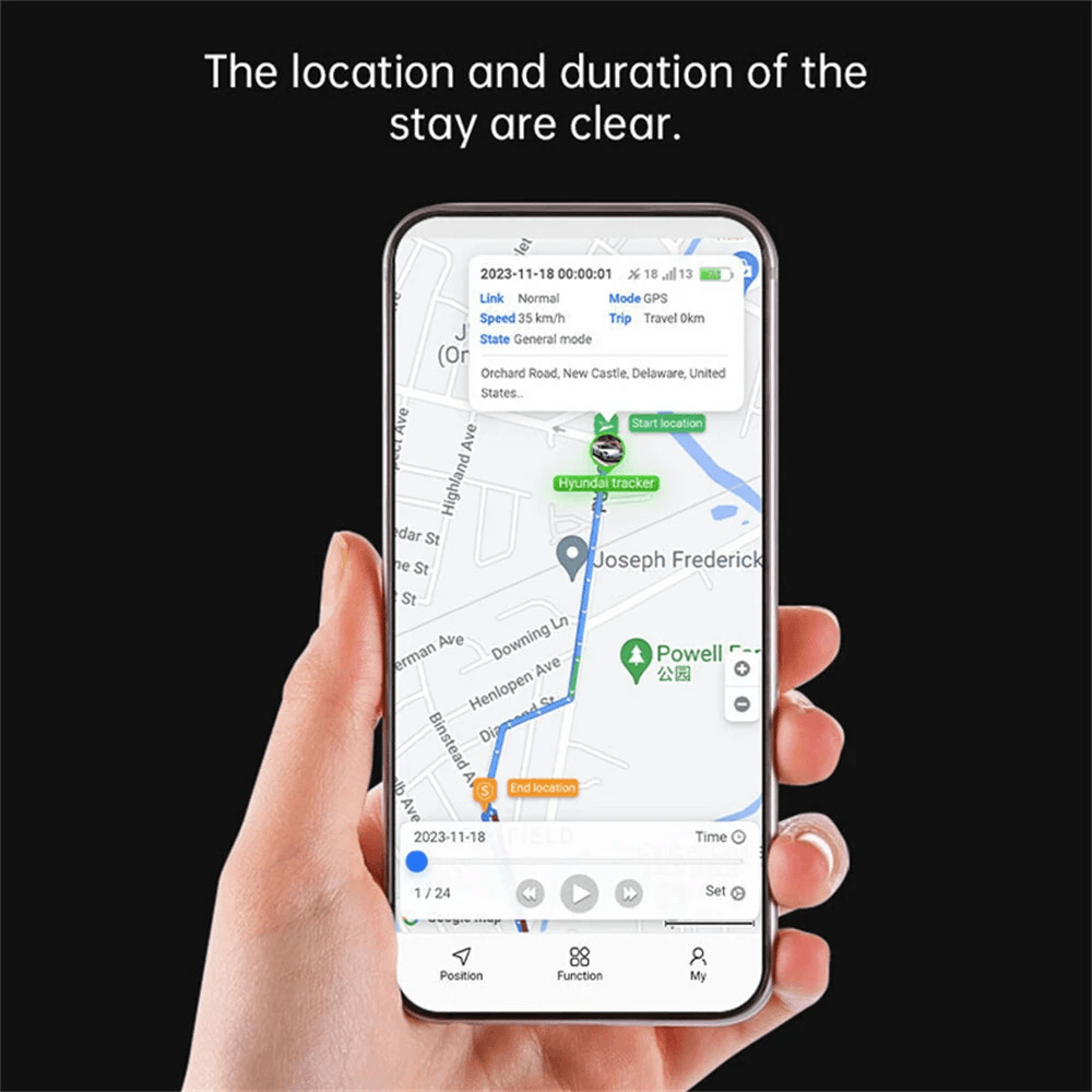 Magnetic GPS Tracker With Real Time Location Electronic Fence Alerts And Track Playback 3