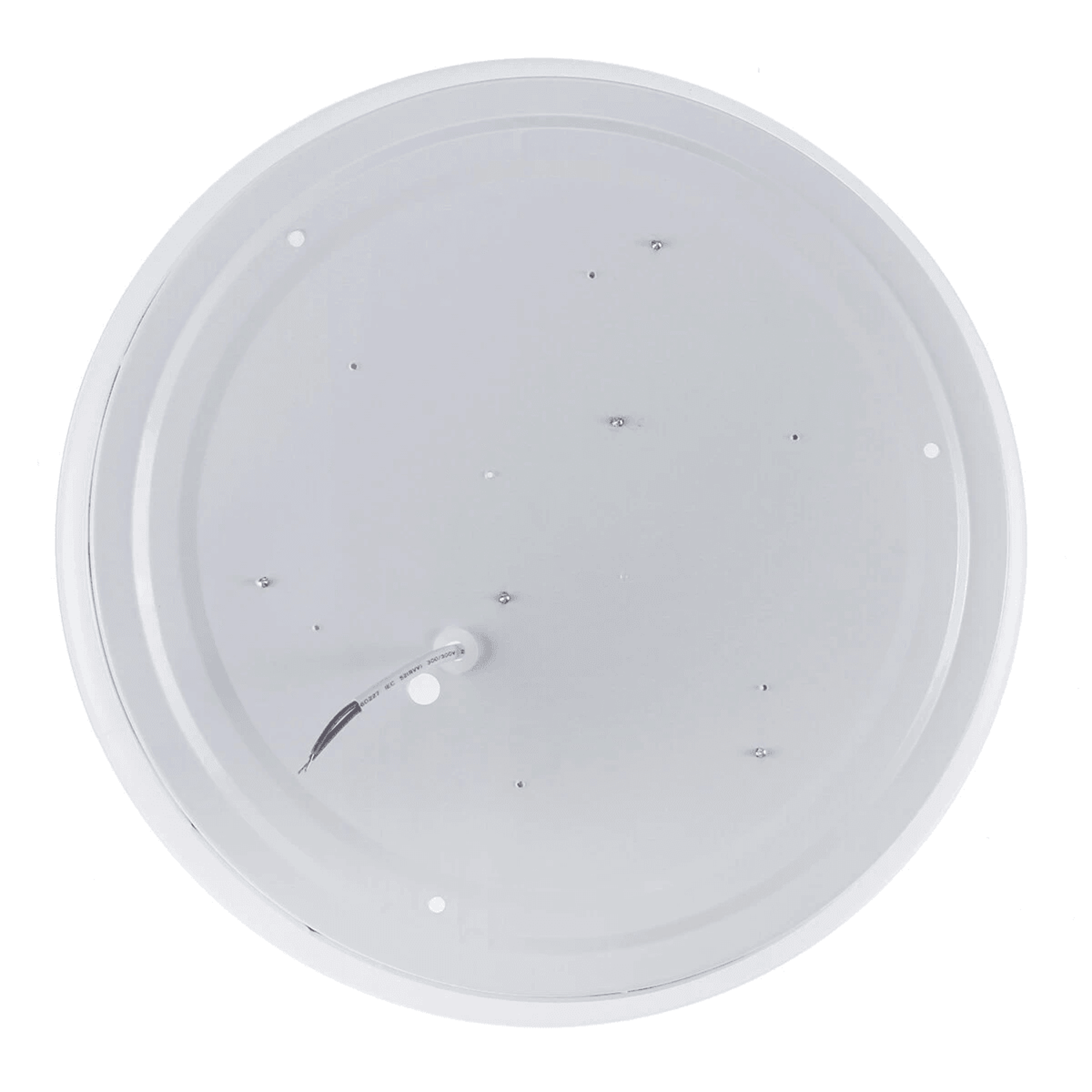 Ultra Thin Round LED Ceiling Light Flush Mount Fixture With Camellia Pattern 3