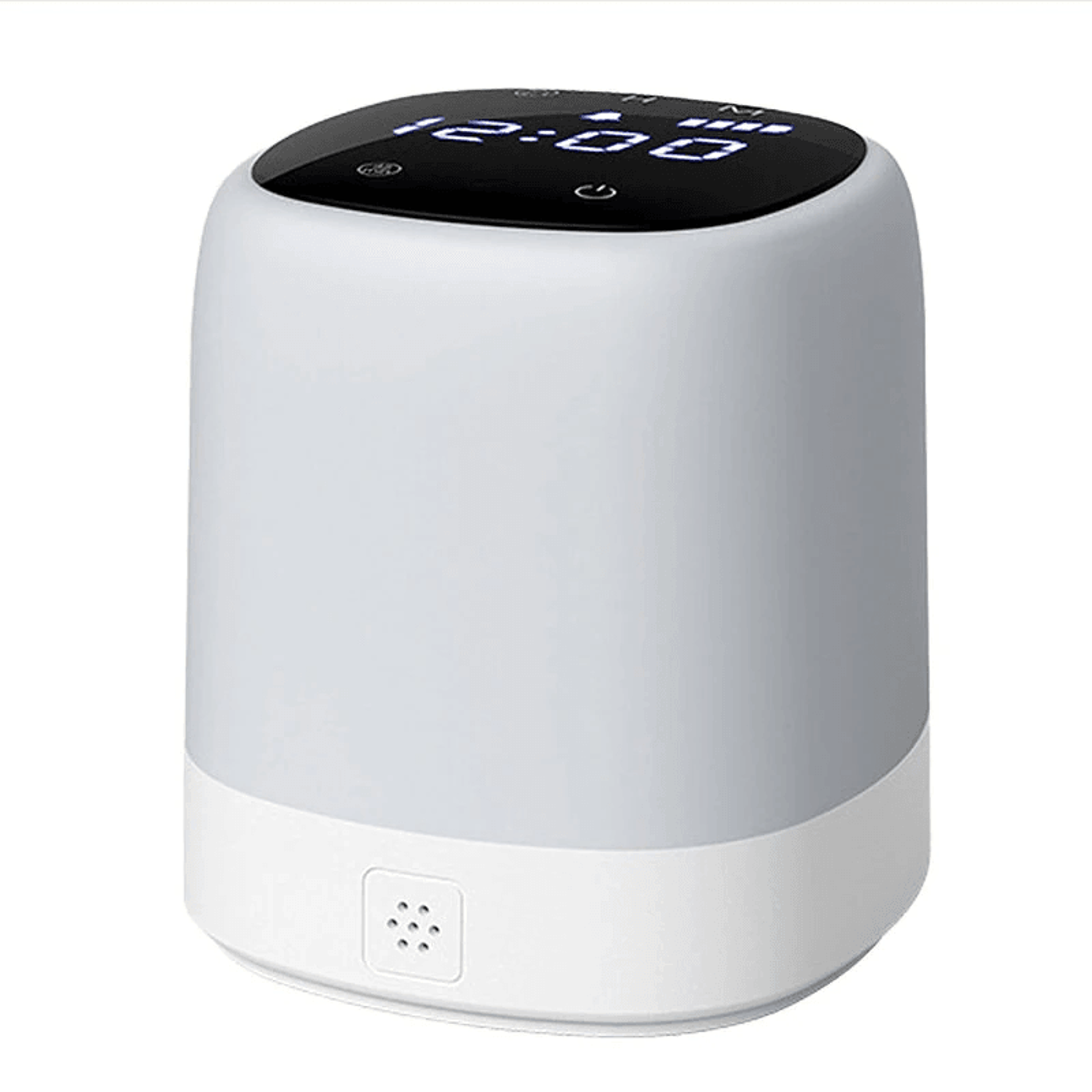 Portable Rechargeable Night Light With LED Clock Display Touch Control Remote And Timer 0