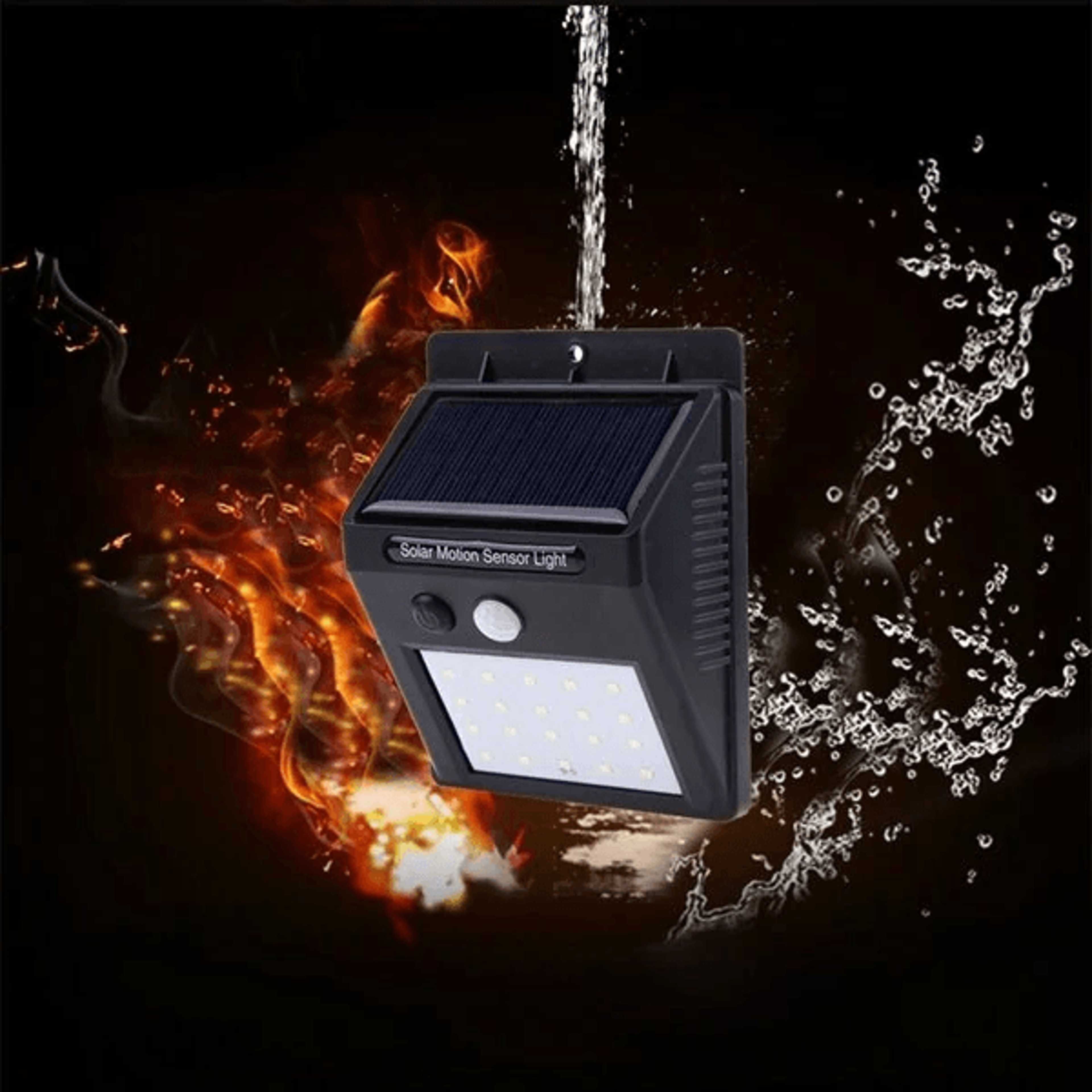 Solar Motion Sensor Wall Light LED Waterproof Outdoor Security Light 7