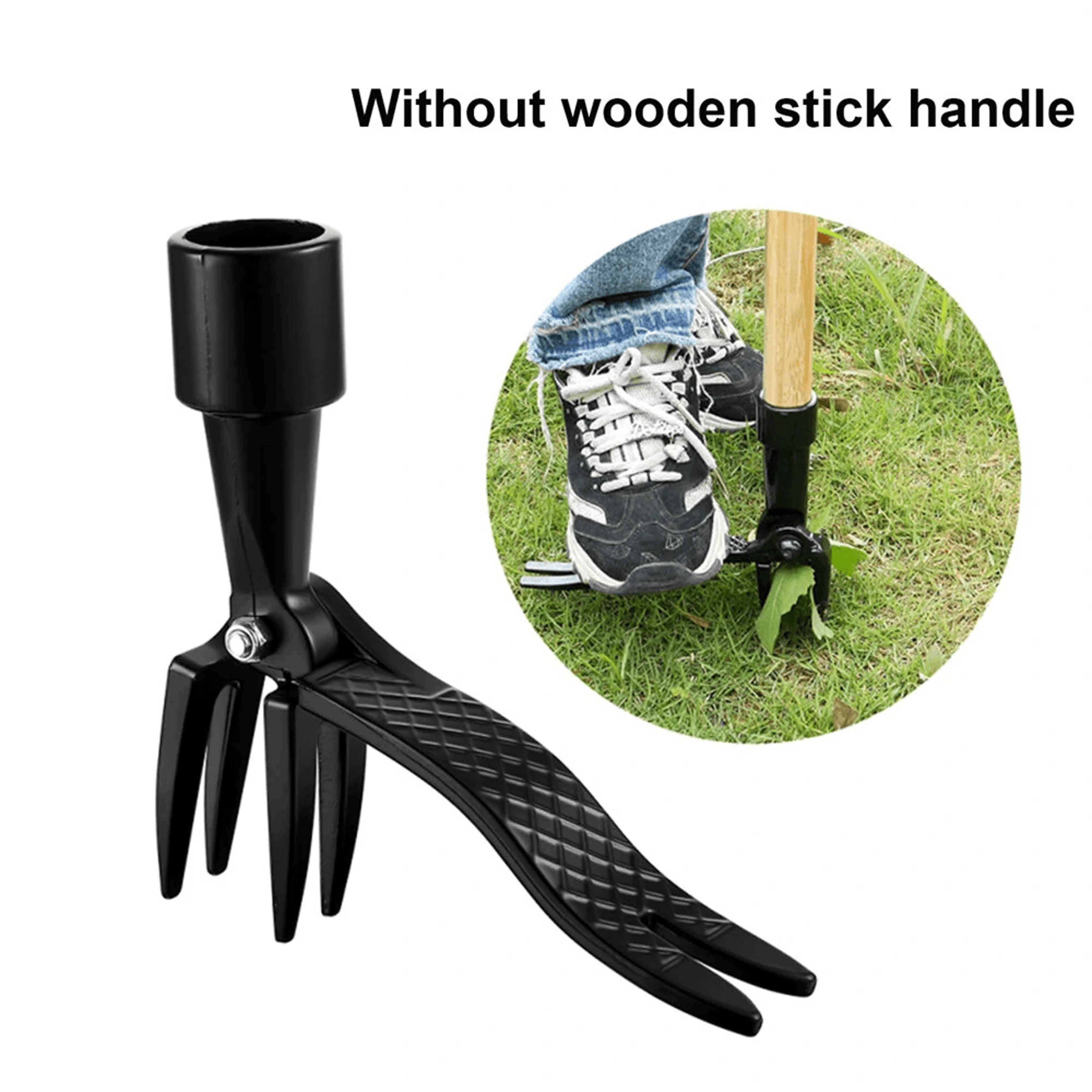 Stand Up Weed Puller Hand Operated Deep Root Removal Tool For Garden Lawn Maintenance 3