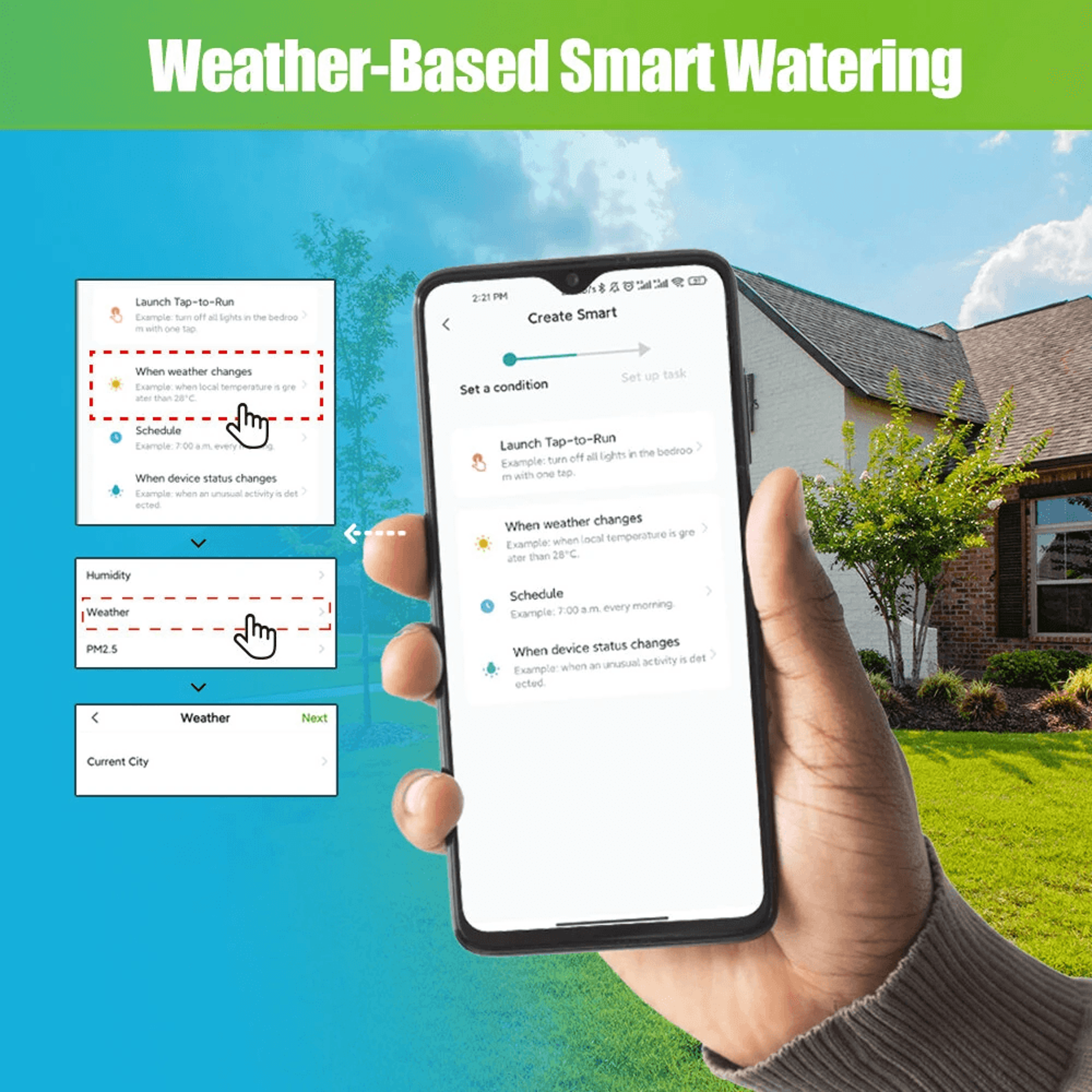 Smart WiFi Water Timer Automatic Sprinkler Controller For Garden Irrigation System 5