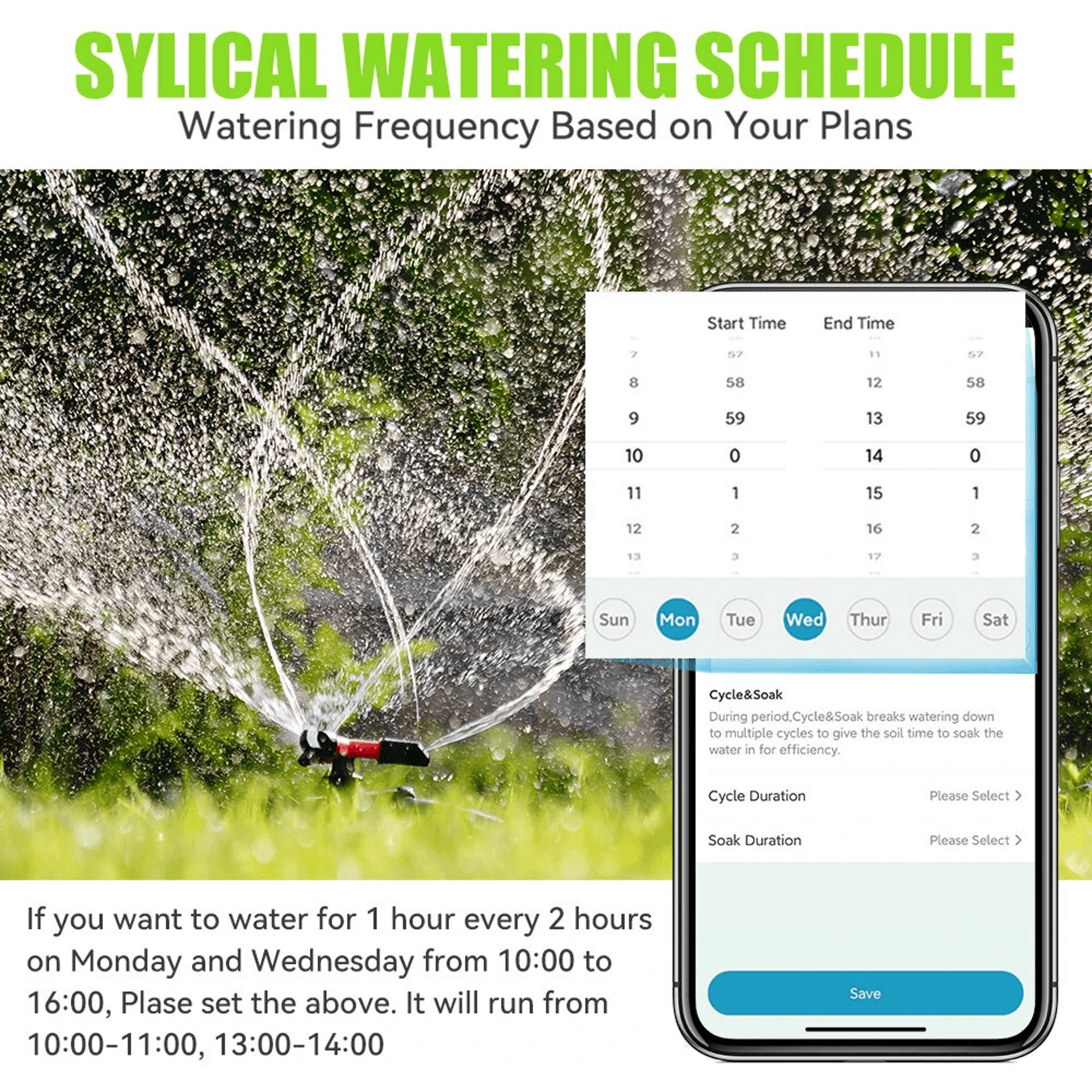 Smart WiFi Water Timer Automatic Sprinkler Controller For Garden Irrigation System 8
