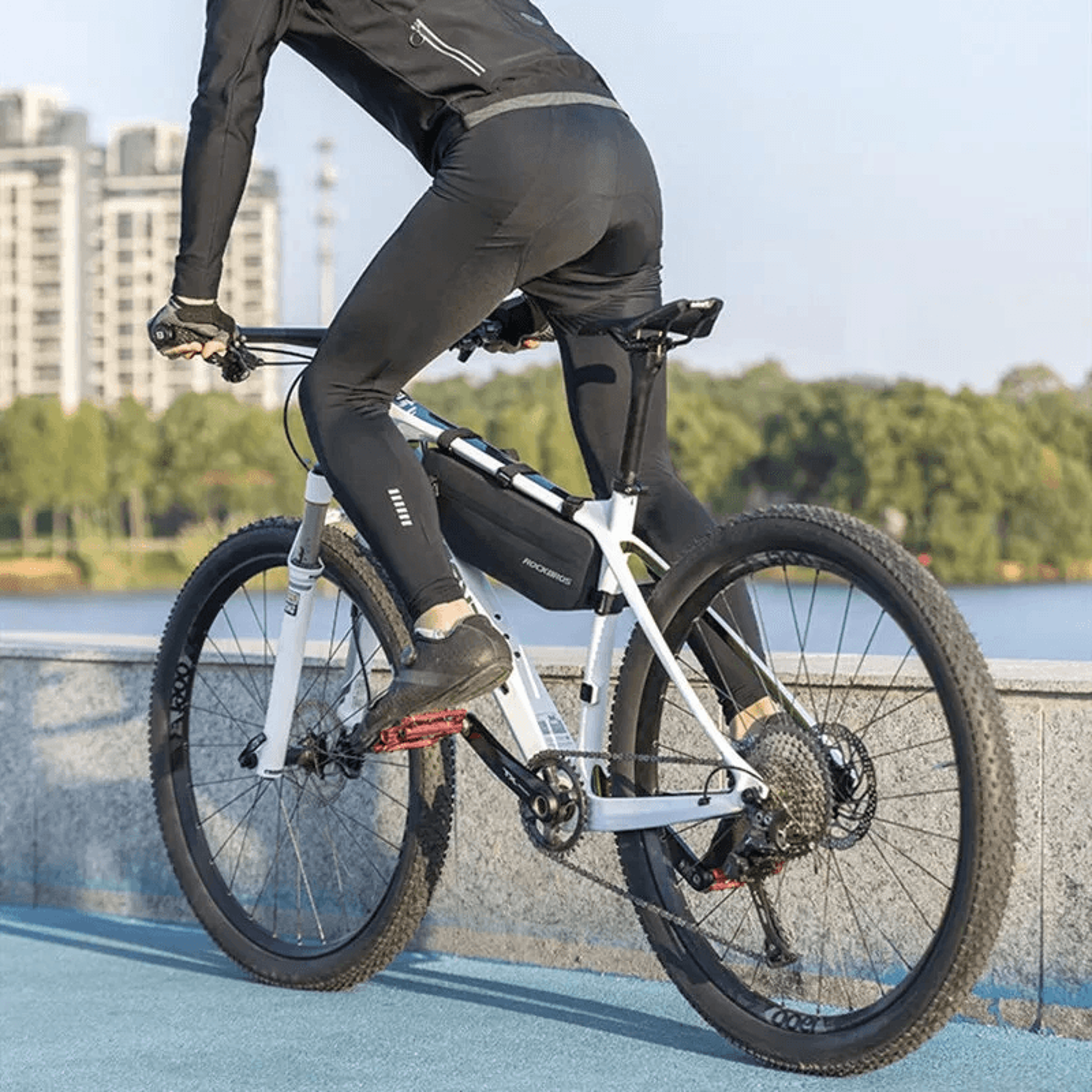 Waterproof Bike Frame Bag Large Capacity Cycling Top Tube Bag 5