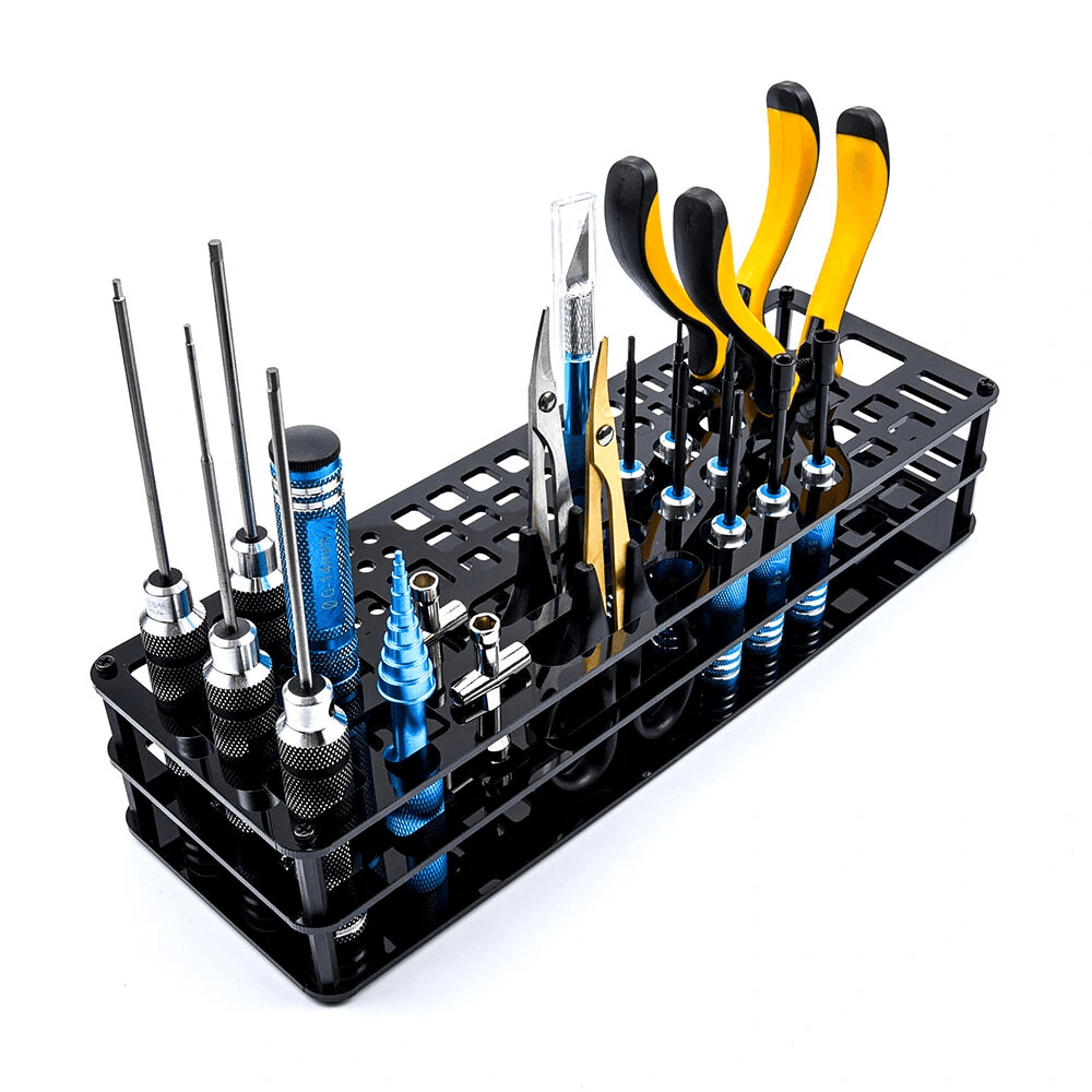 Hole Screwdriver Storage Rack Acrylic And Plastic Tool Organizer 0