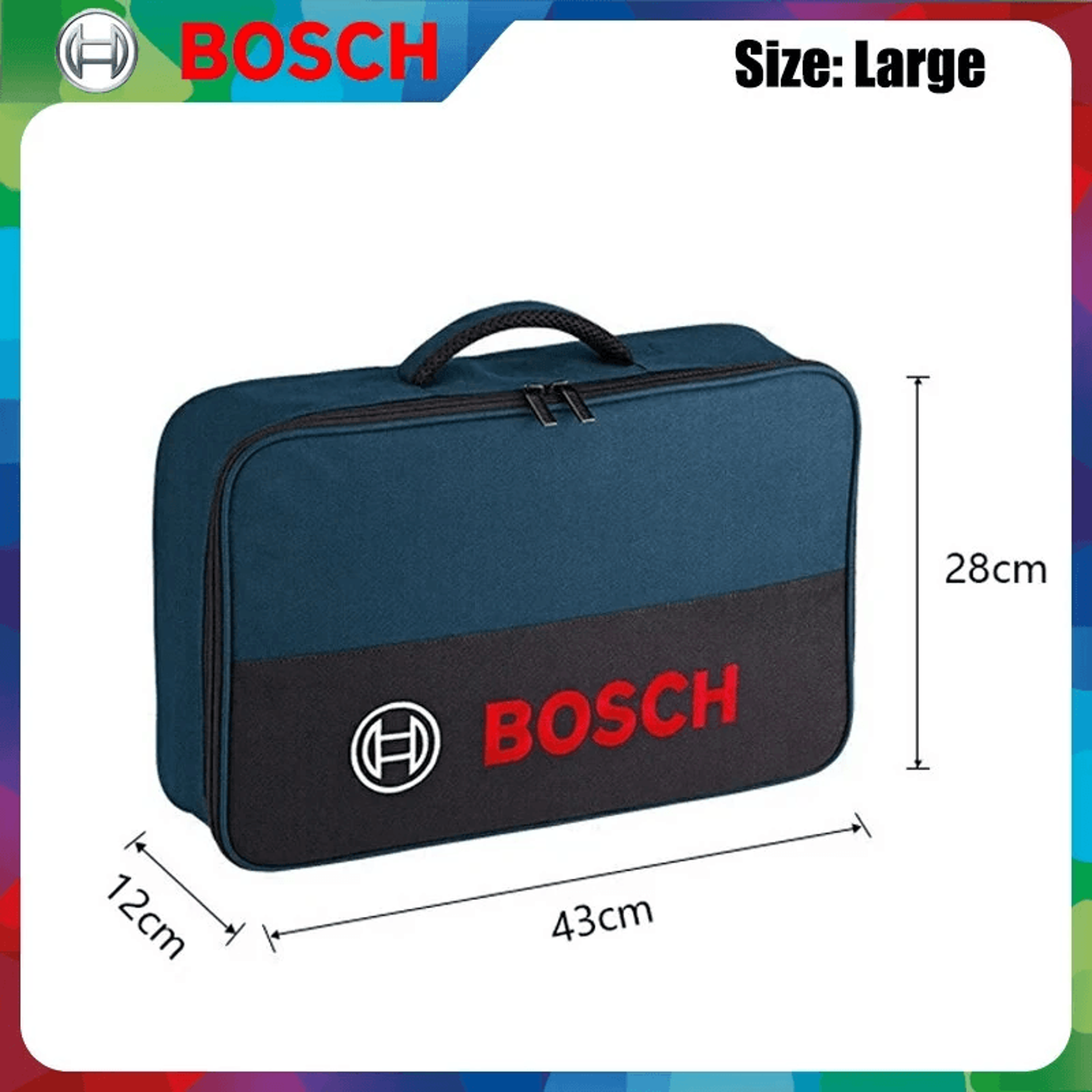 Portable Polyester Power Tool Storage Bag With Reinforced Carry Handles 6
