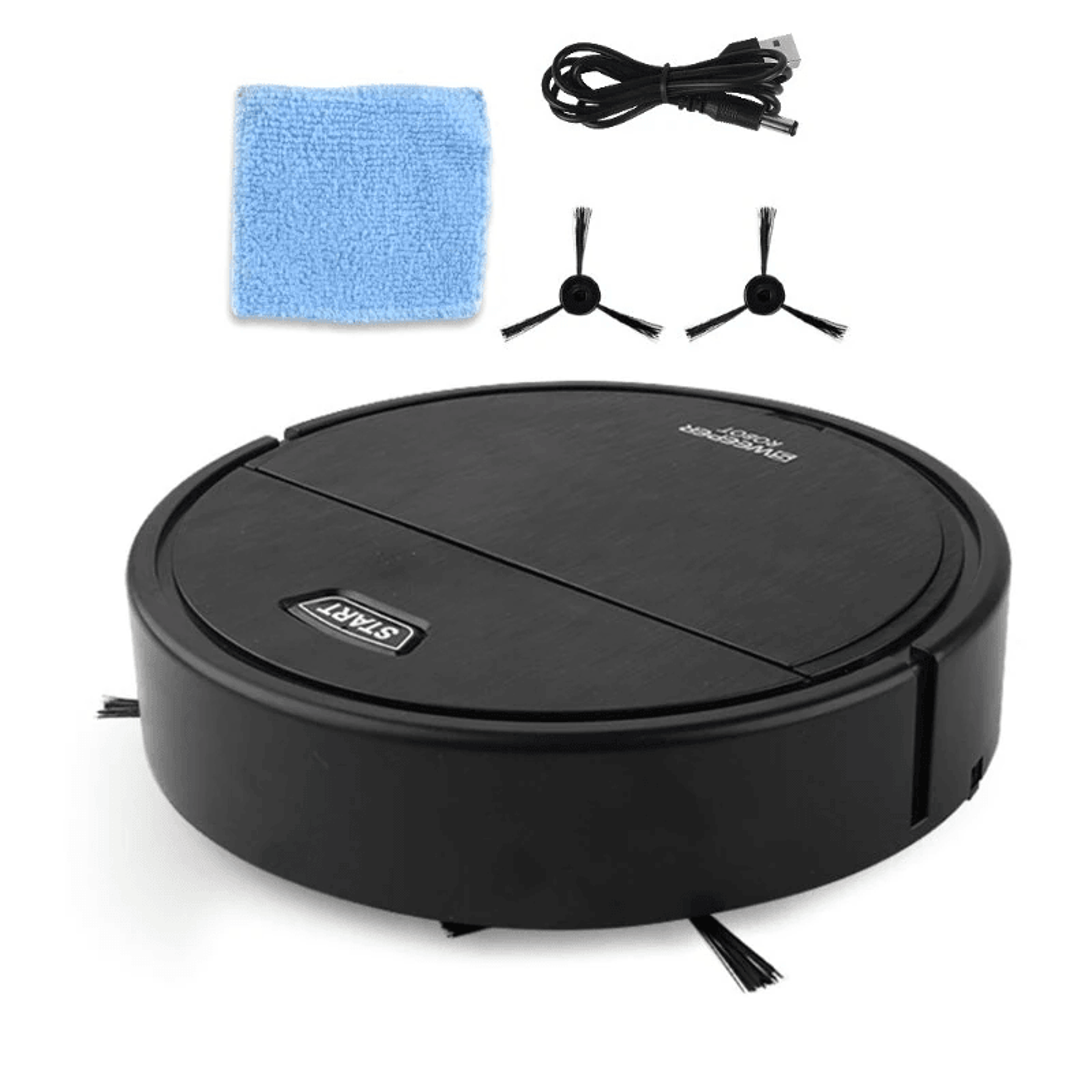Robot Vacuum Mop With Suction And Rechargeable USB Power 0