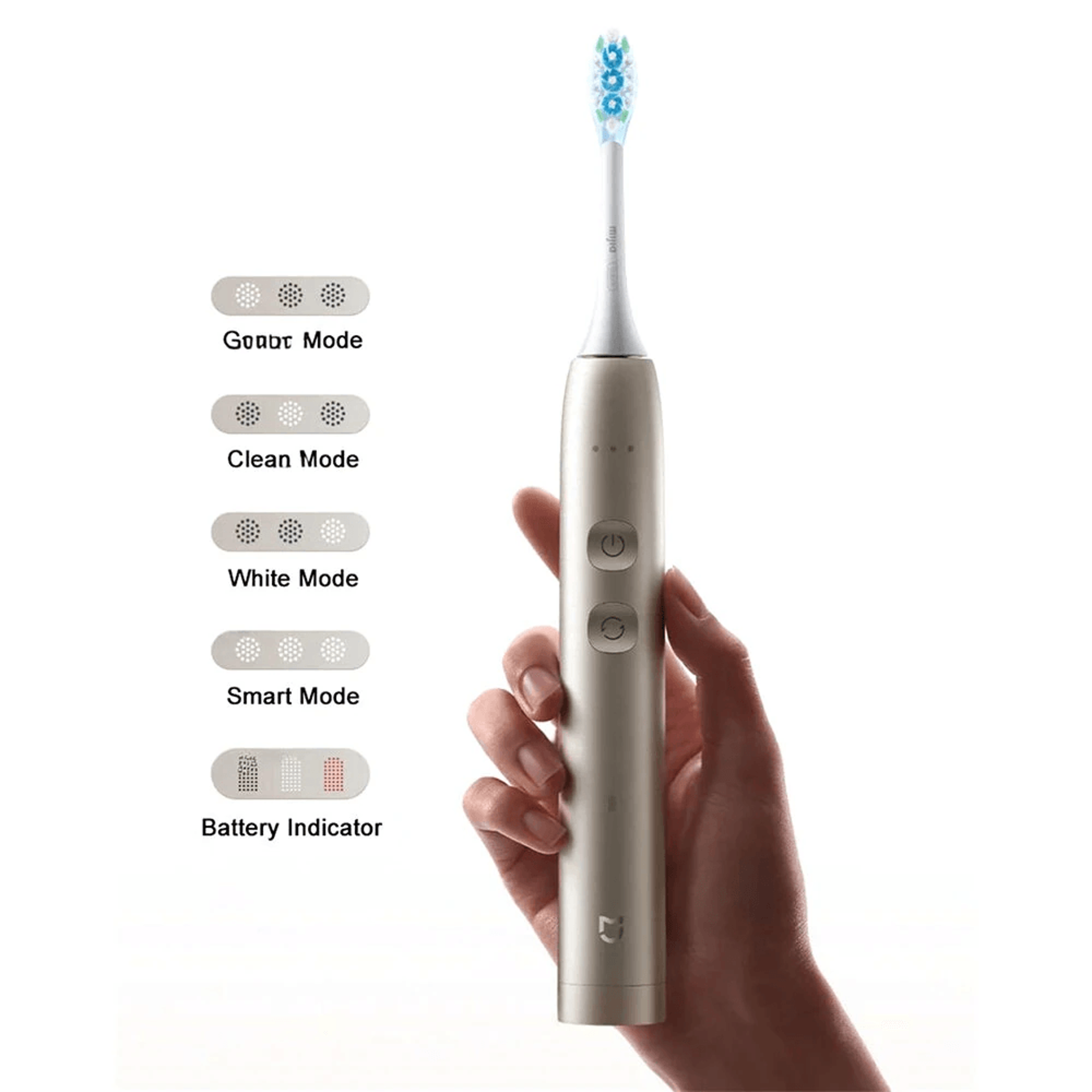 Smart Oscillating Electric Toothbrush With App Control Pressure Alert And Day Battery 2