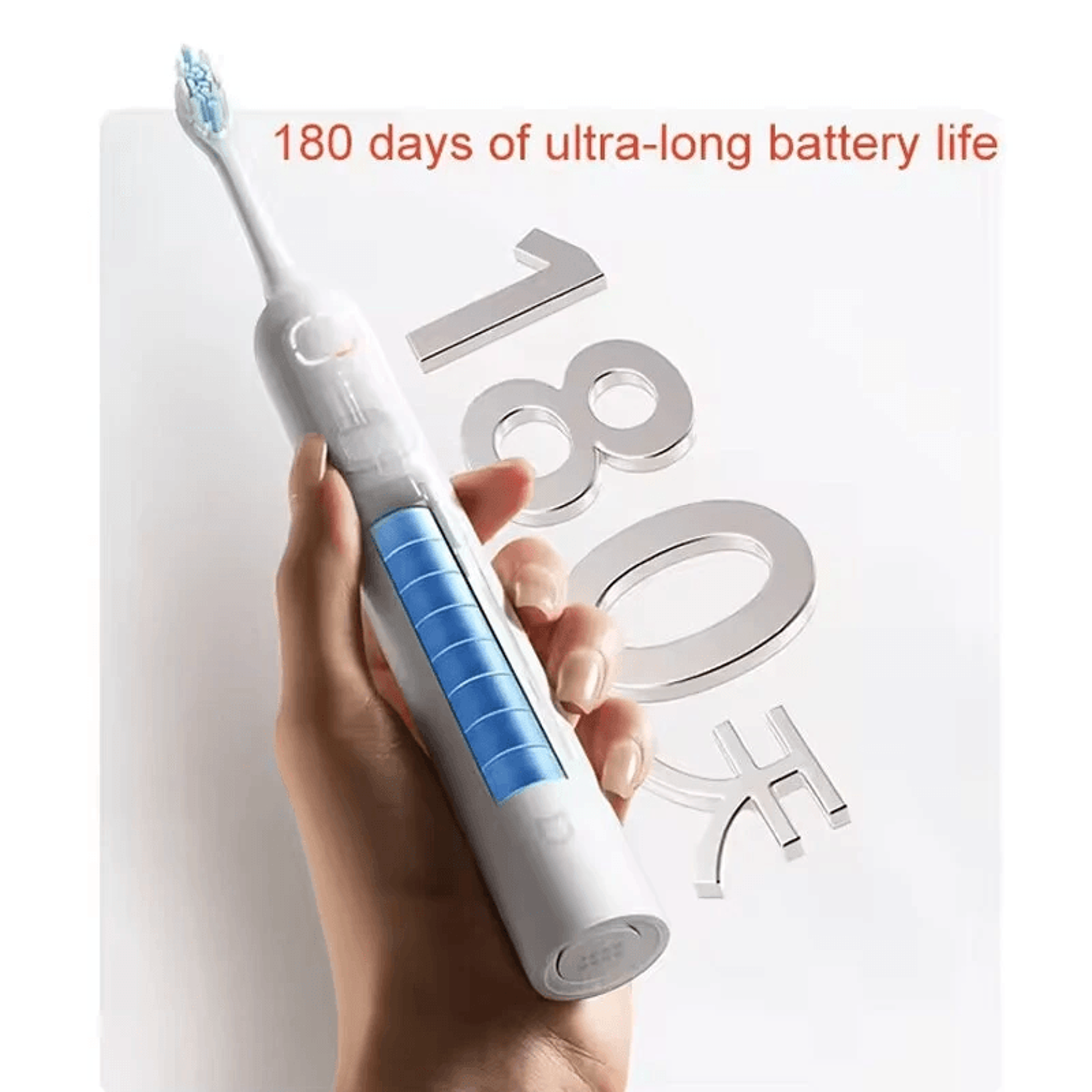 Electric Toothbrush With Brushing Area Indicator Cleaning Modes And Waterproof Design 4