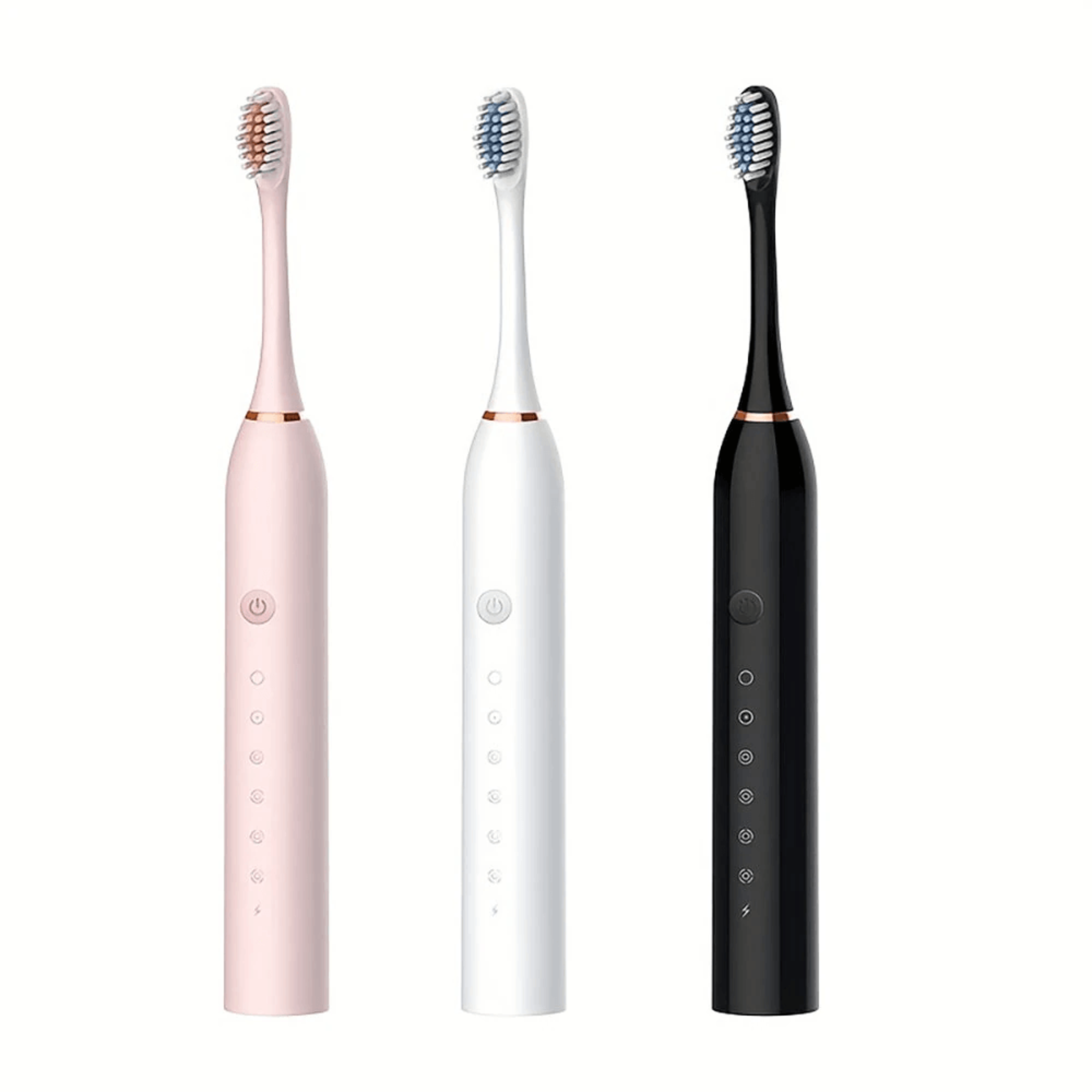 Ultrasonic Electric Toothbrush With Modes Waterproof Design And Brush Heads 0