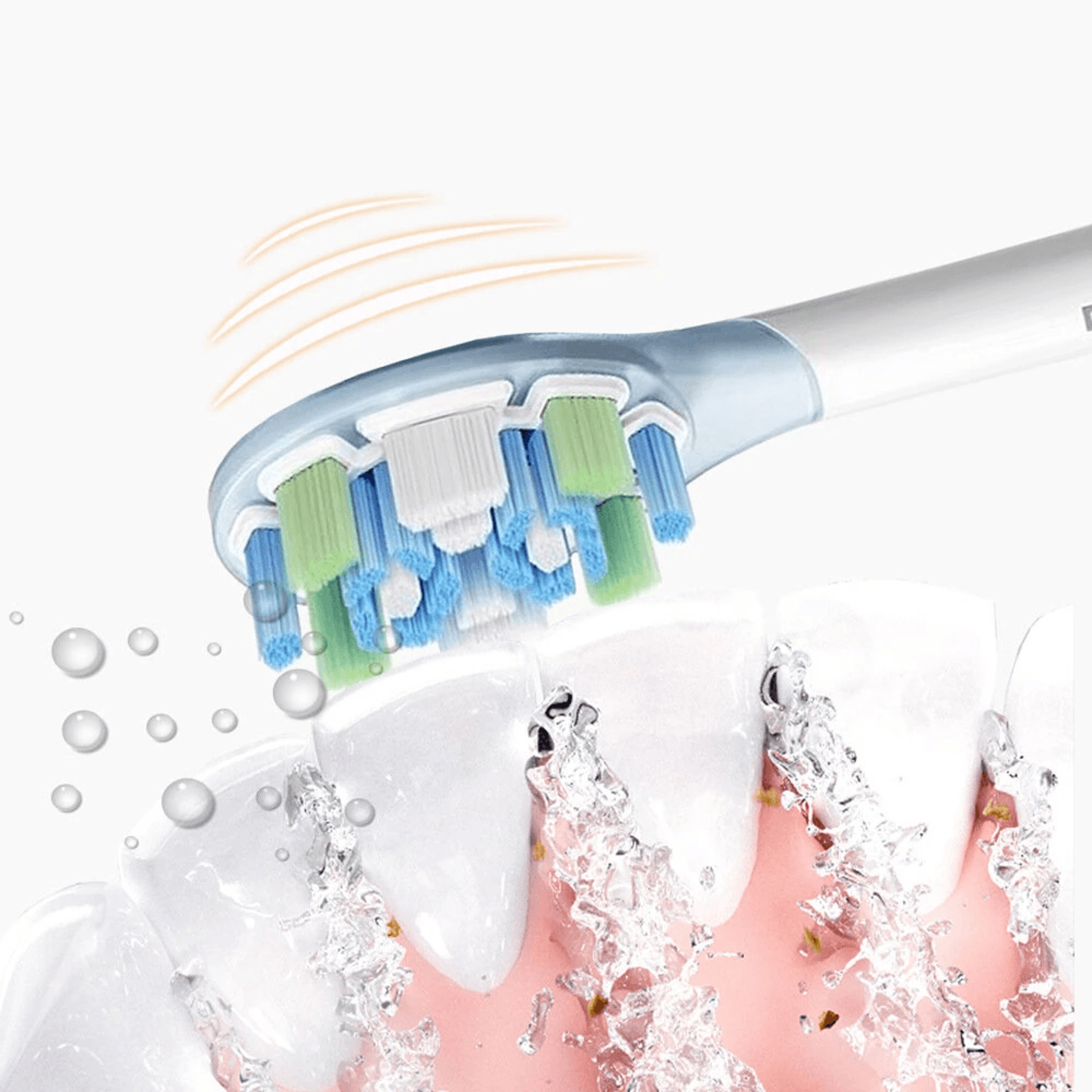 Shock Absorbing Replacement Toothbrush Head For Oscillating Electric Toothbrush 4
