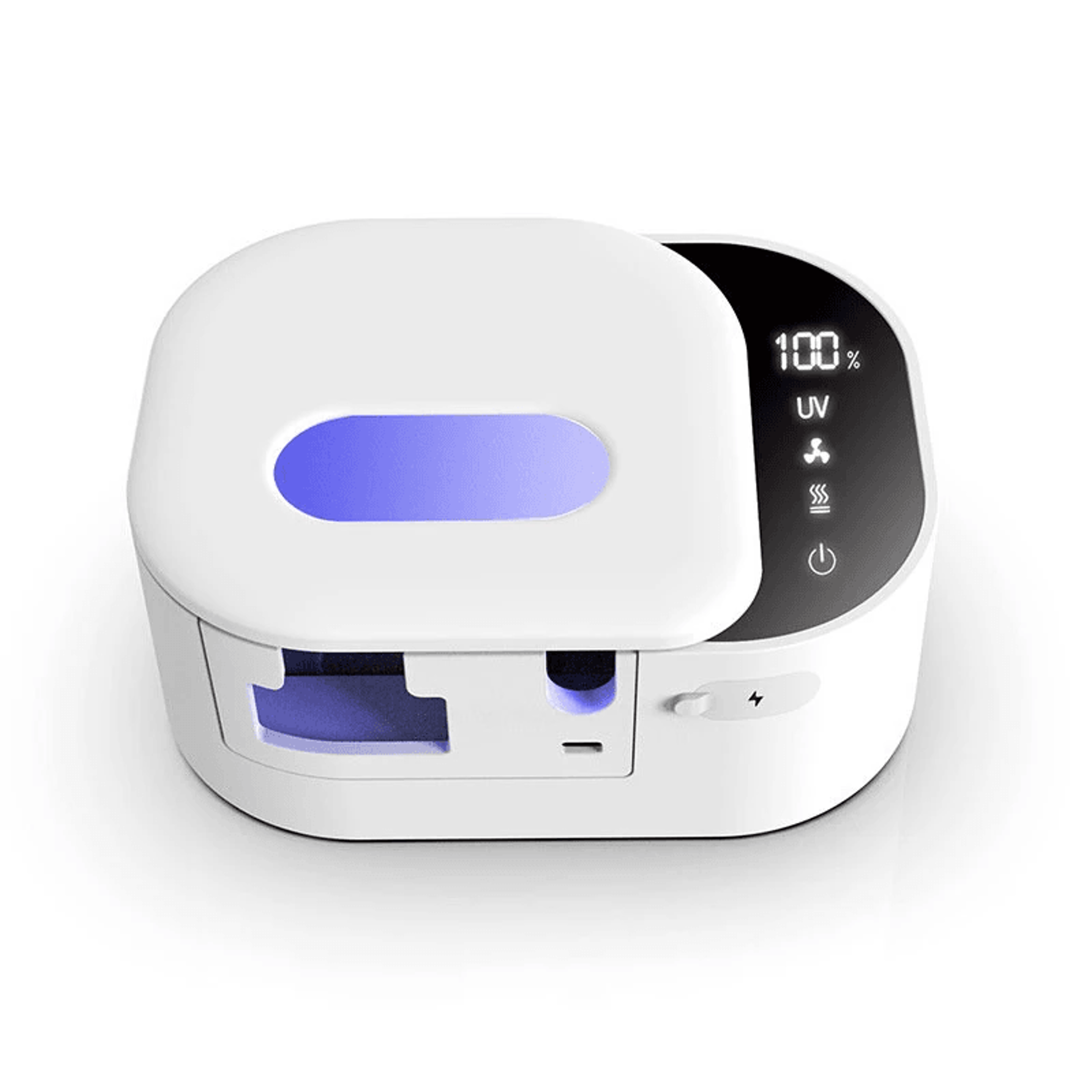 UVC Toothbrush Sterilizer With Heating Drying Infrared Sensor And LED Display 6