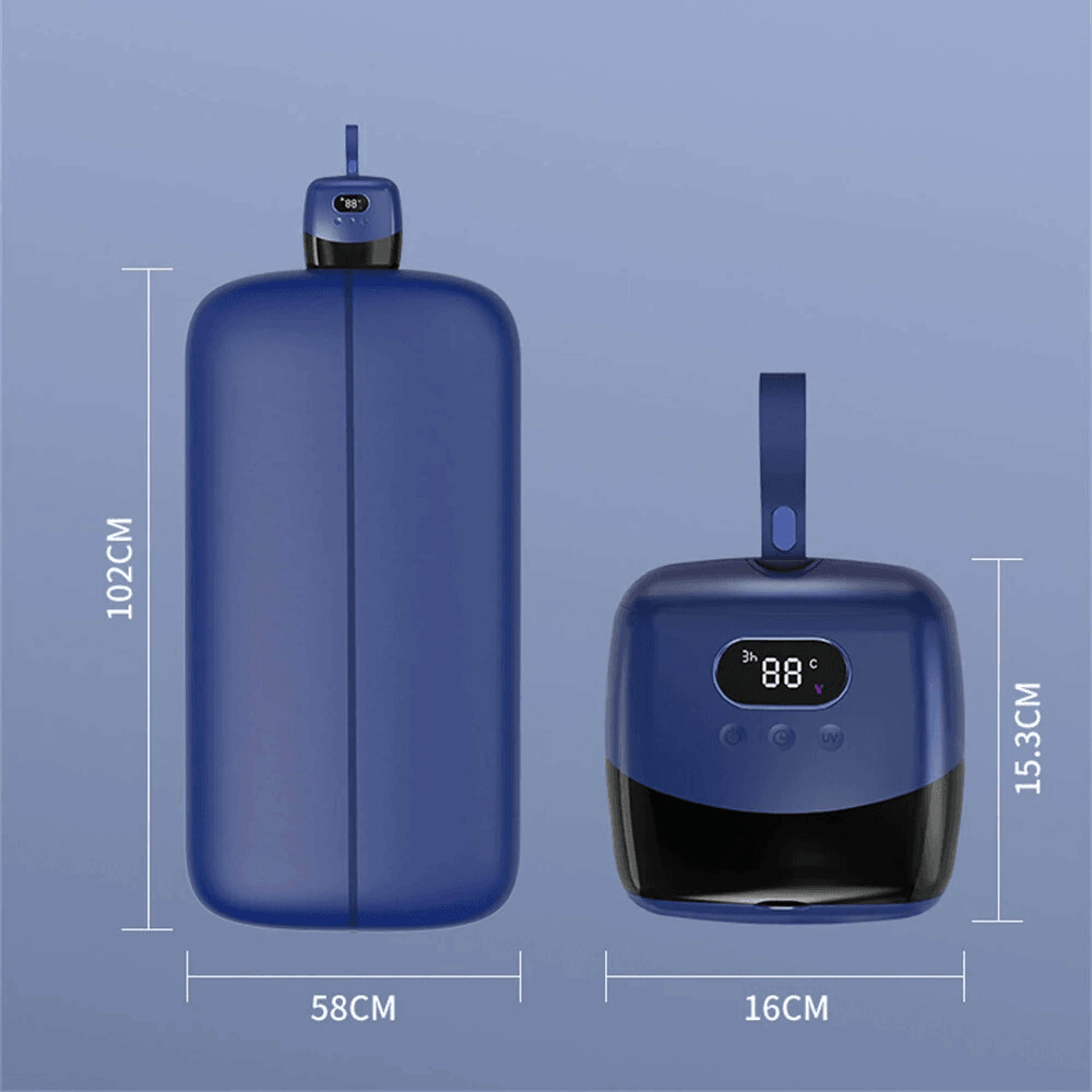 Portable Mini Clothes Dryer Foldable Drying Machine For Travel And Apartments 8