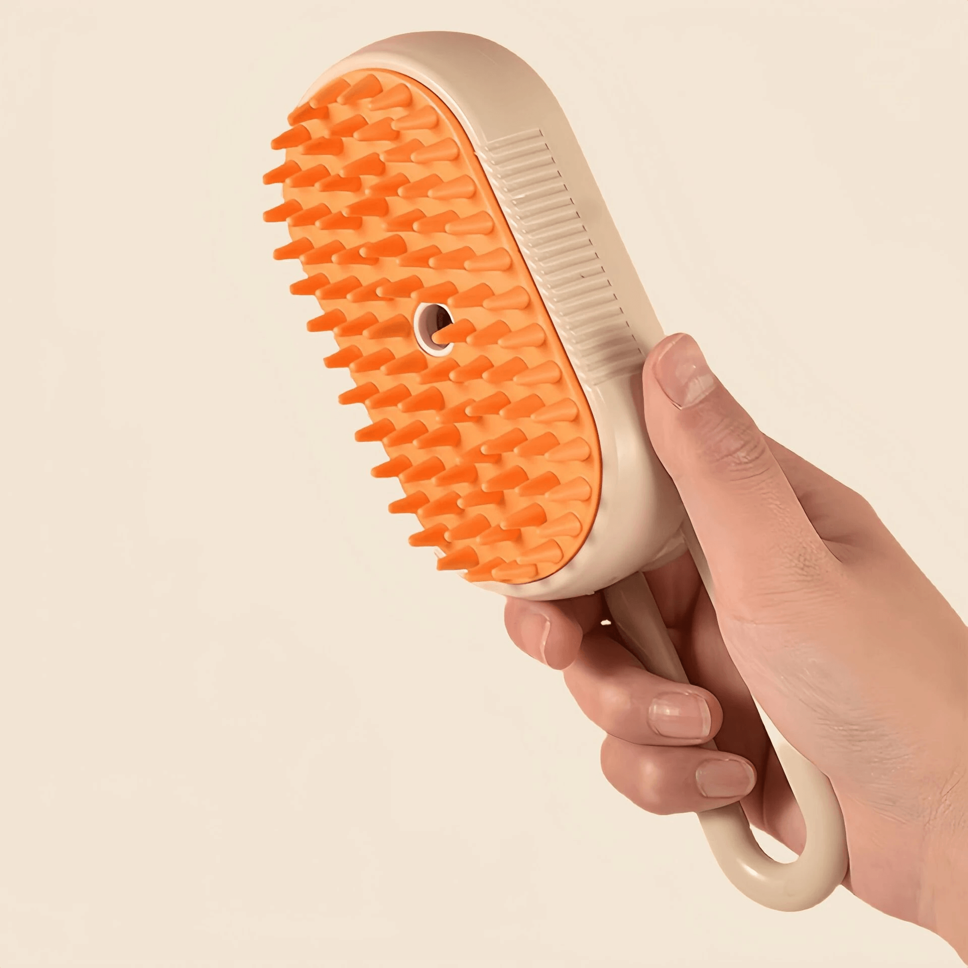Electric Pet Spray Brush With Soft Silicone Teeth USB Charging And Rotating Handle 5