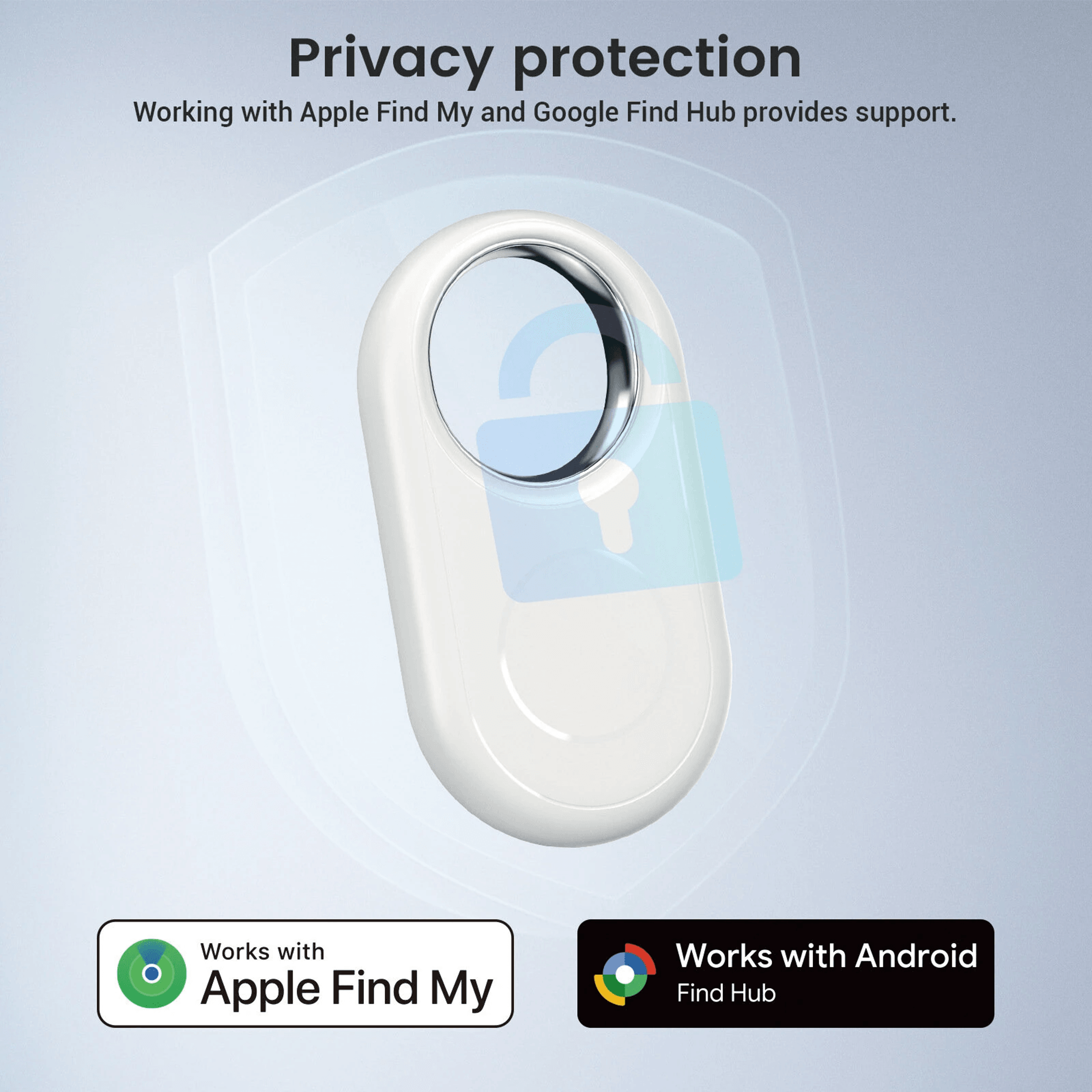 Wireless Charging Smart Bluetooth Tracker With DB Buzzer And Dual Platform Support 1