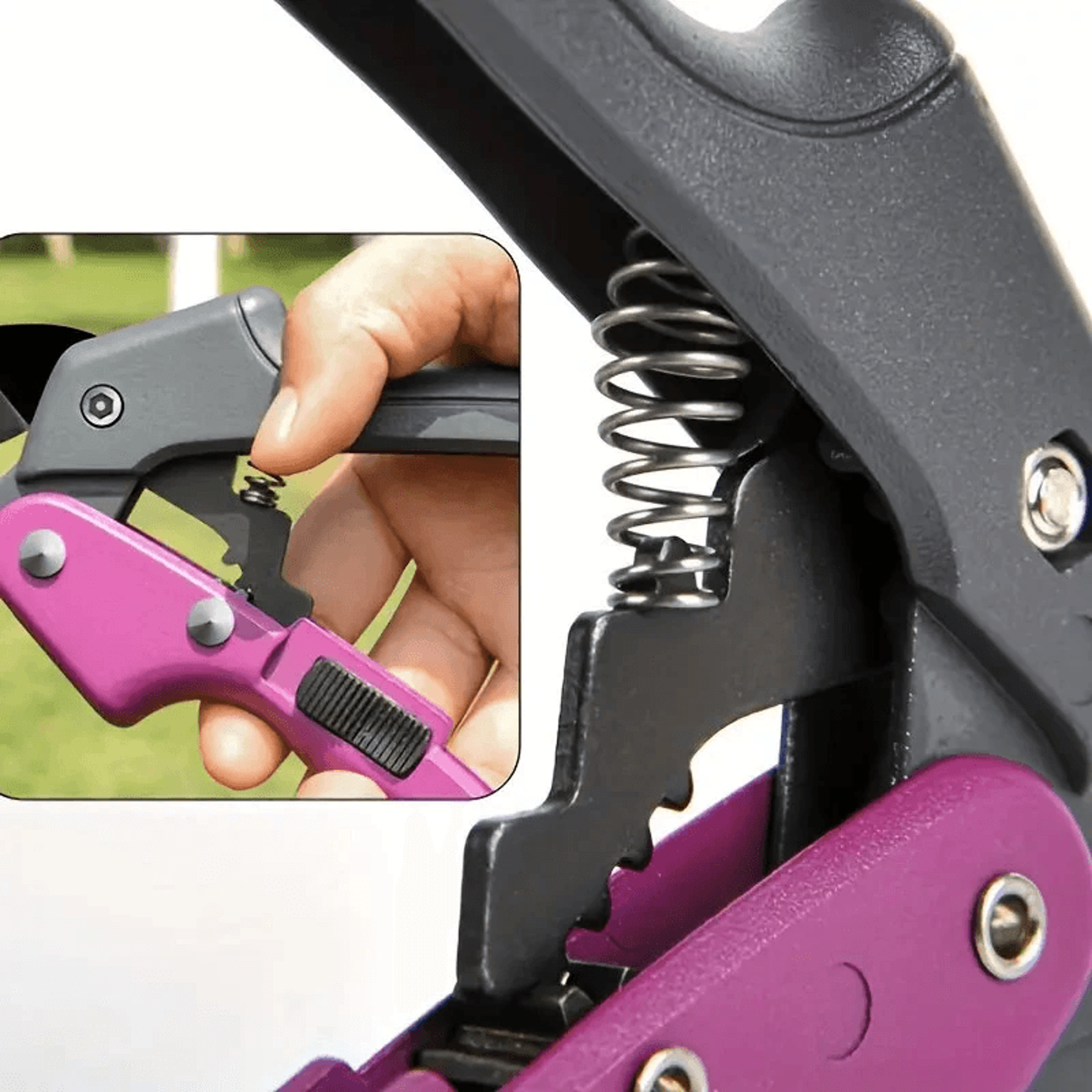 Stainless Steel Pruning Shears With Ambidextrous Ergonomic Grip 4