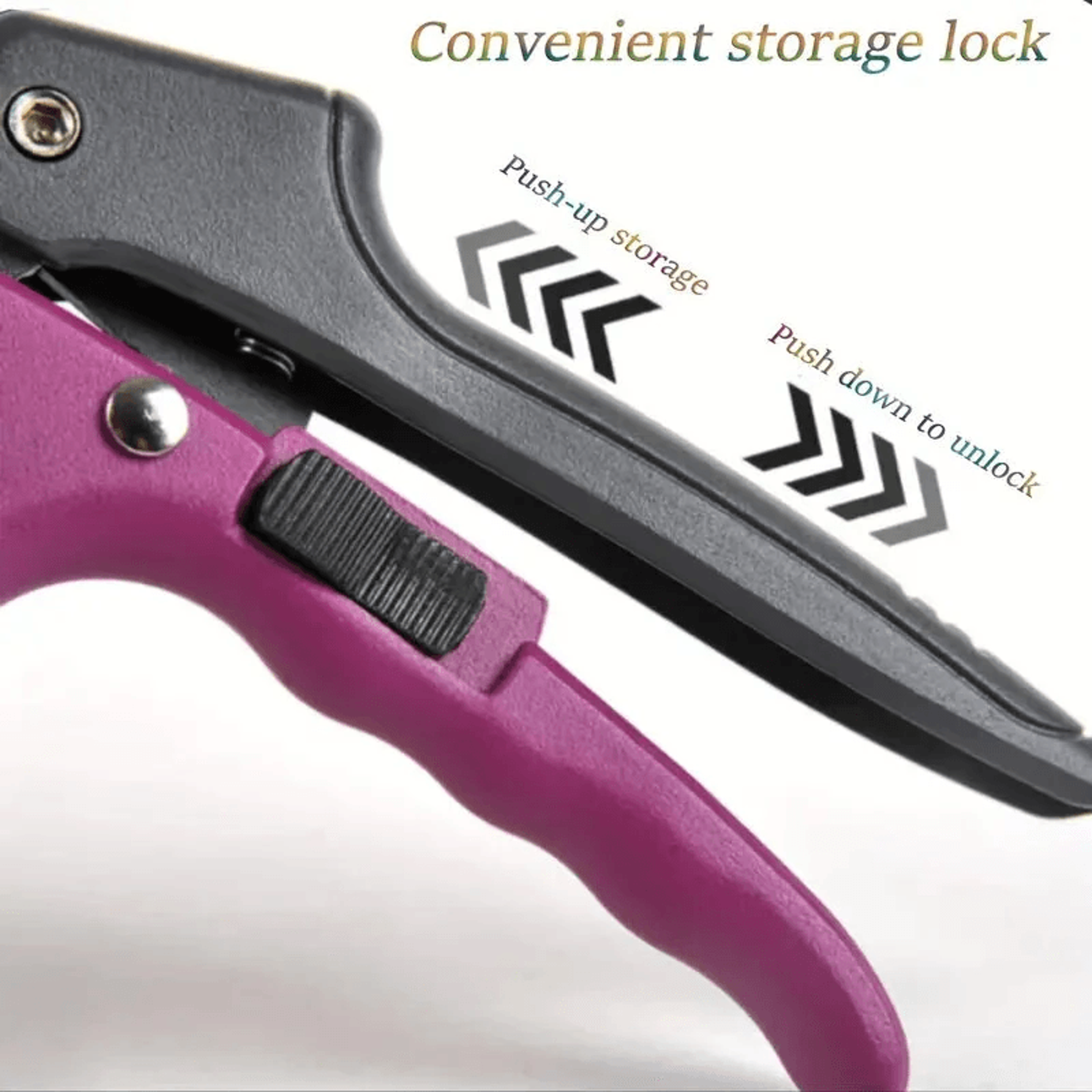 Stainless Steel Pruning Shears With Ambidextrous Ergonomic Grip 6