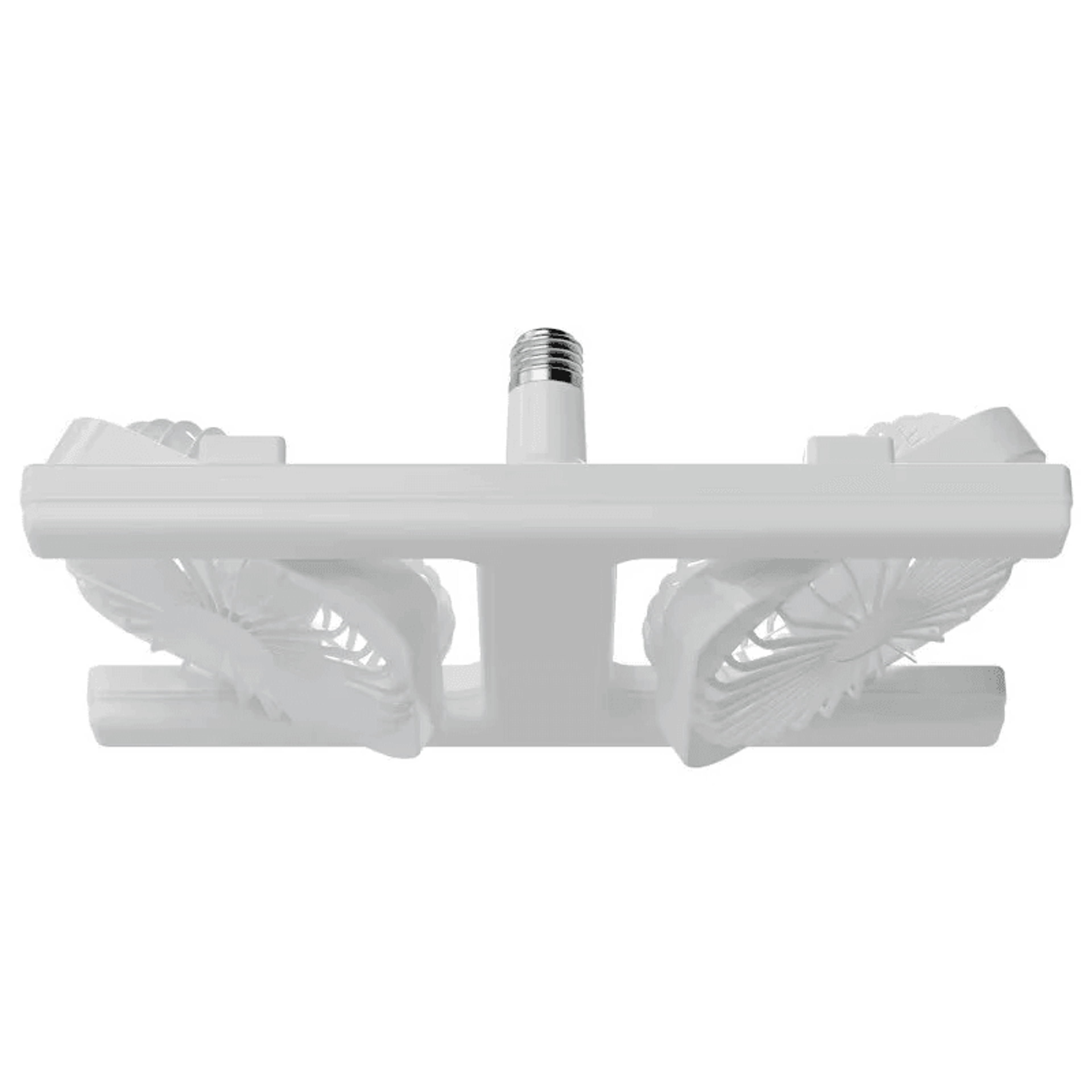 Dual Head Ceiling Fan With LED Light And Remote Control 0