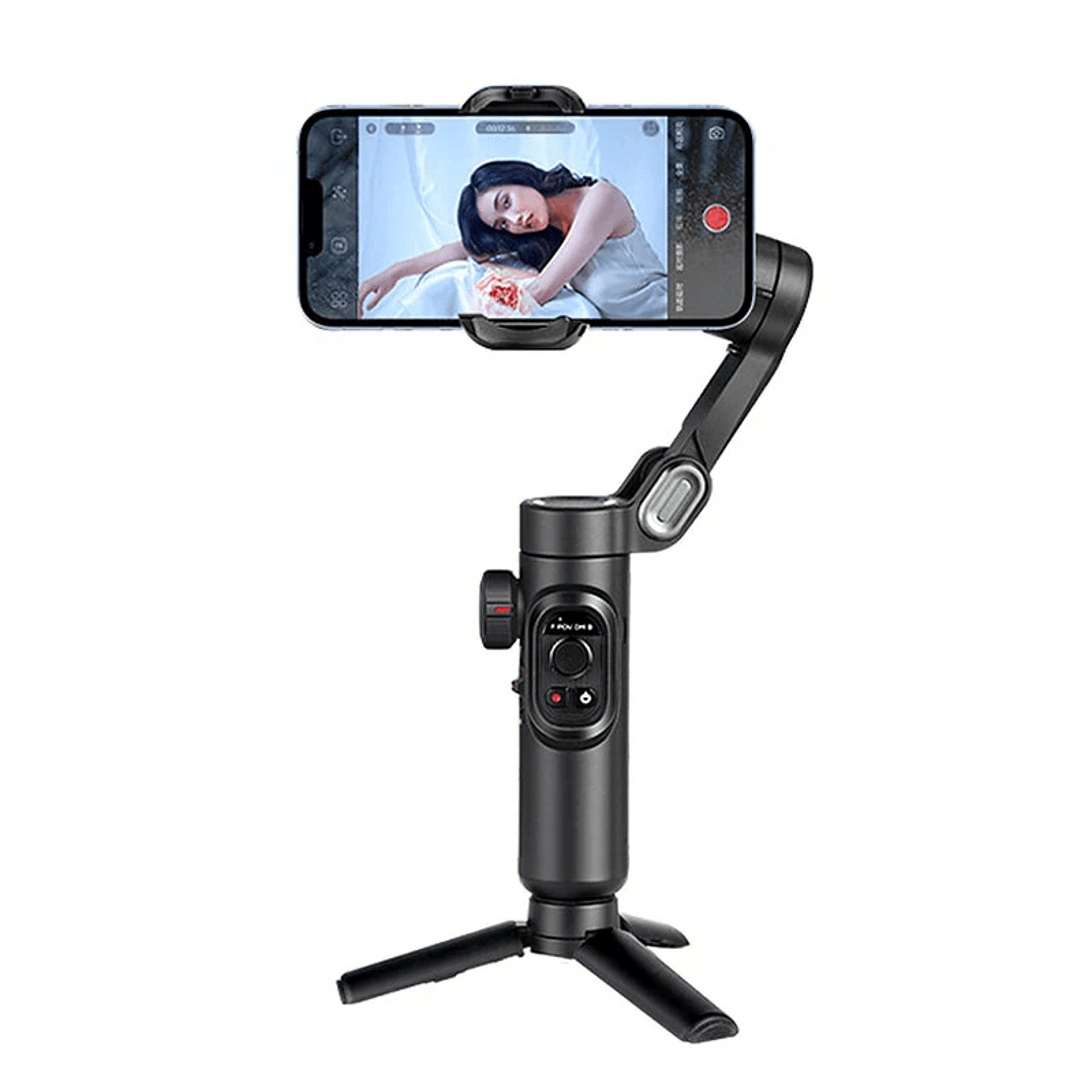 Smart Handheld Gimbal Stabilizer With AI Facial Tracking 0