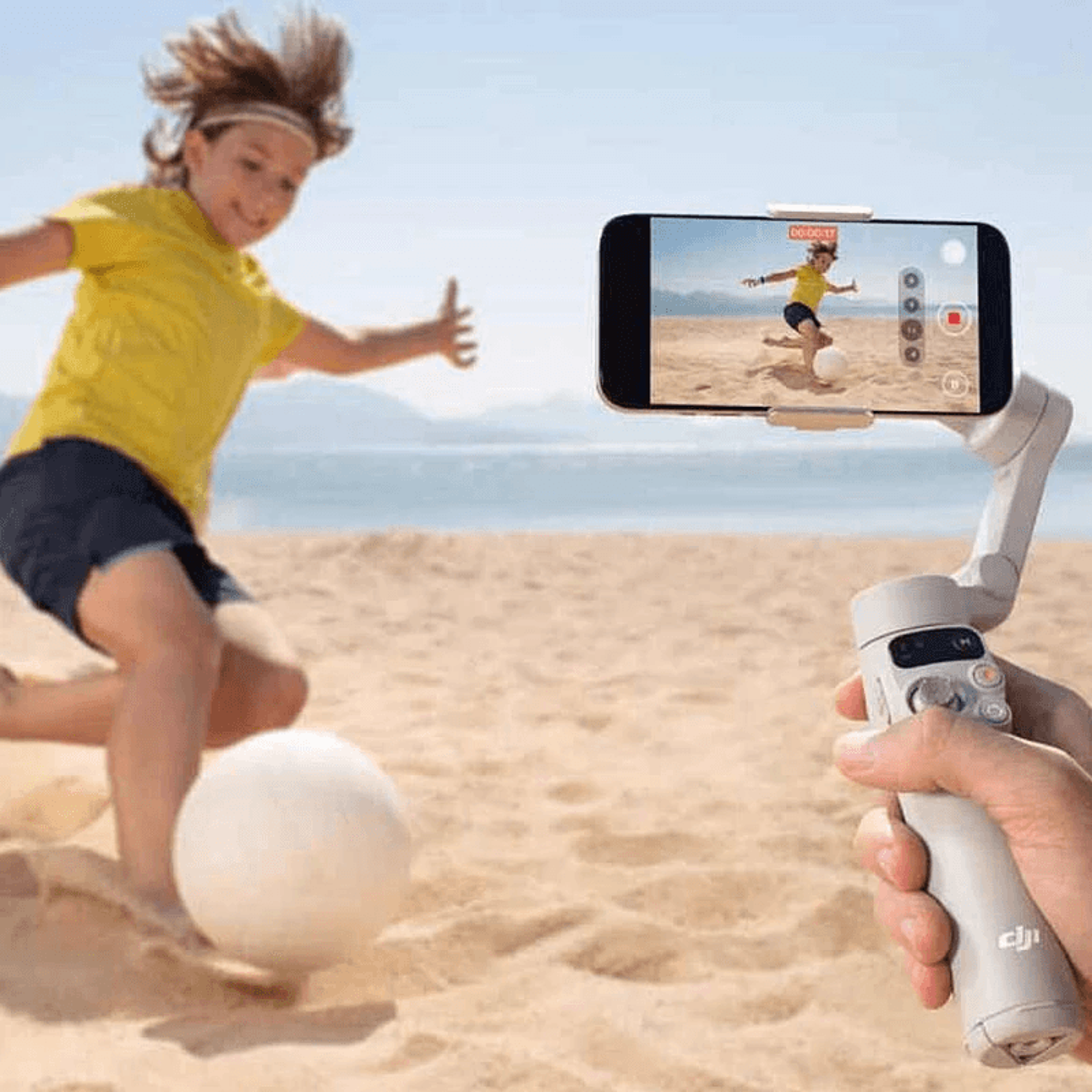 Grey Axis Gimbal Stabilizer With Tripod And Smart Tracking 2