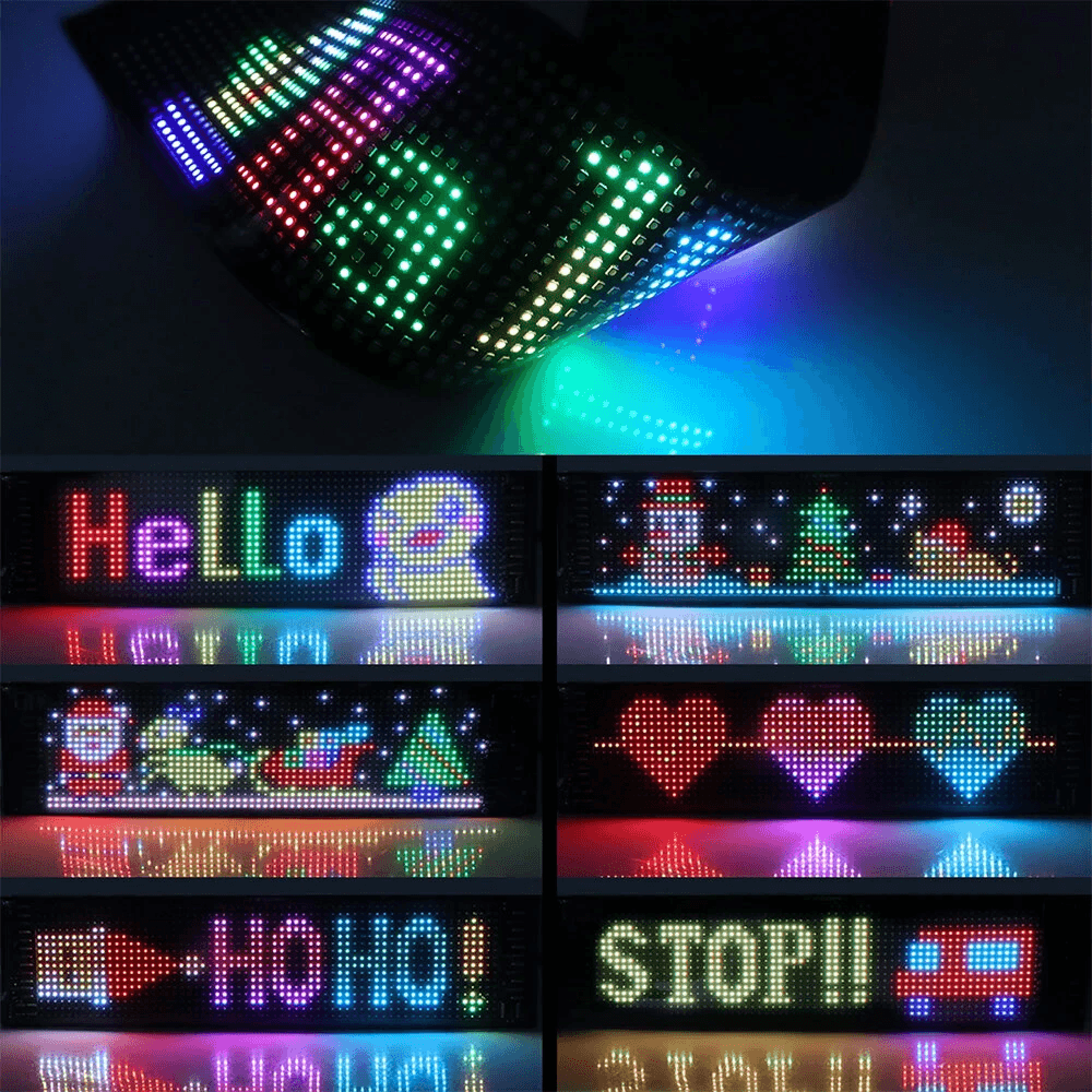 Smart Bluetooth Flexible LED Pixel Screen Strip 1