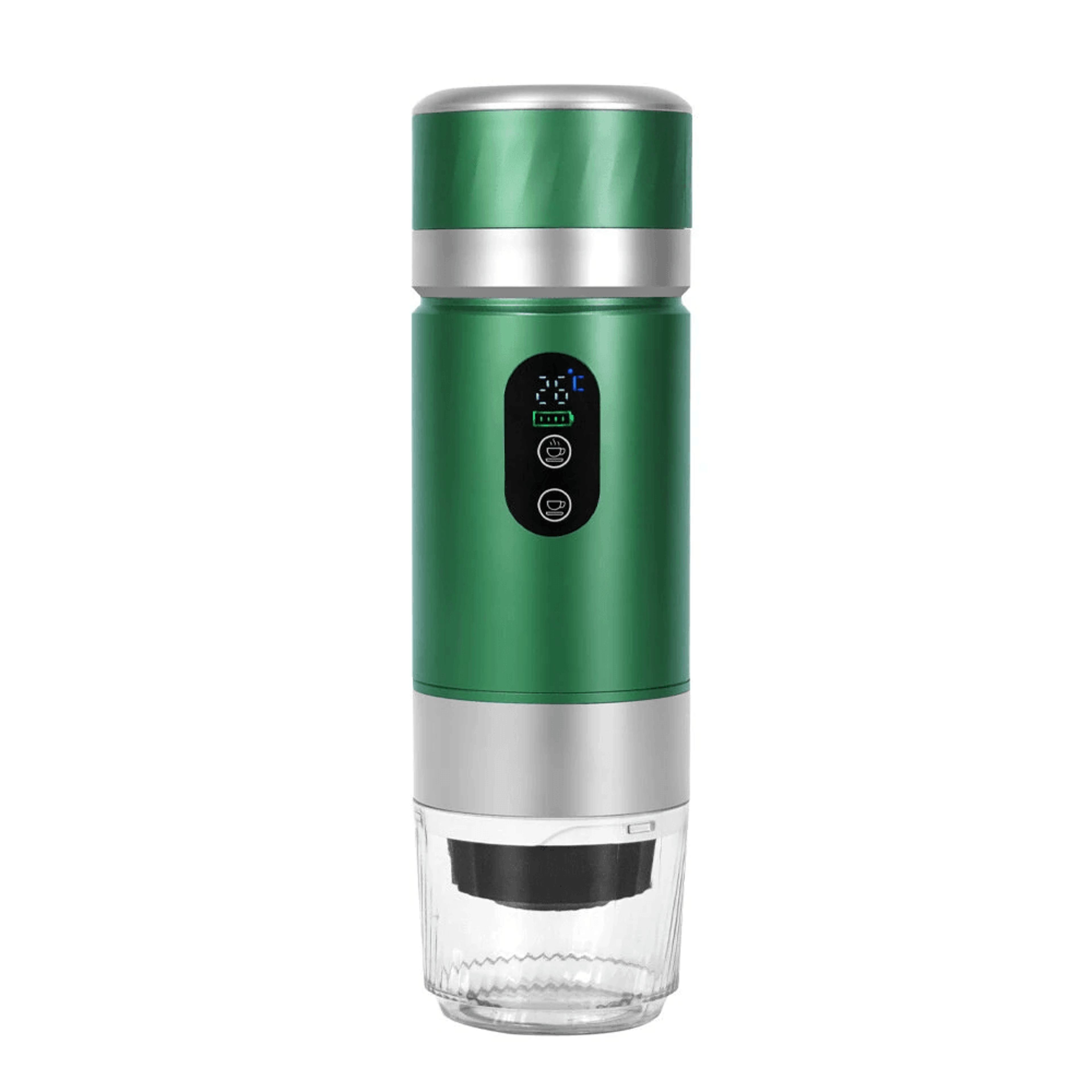 Portable Electric Espresso Coffee Maker With Digital Display And Rechargeable Battery 6