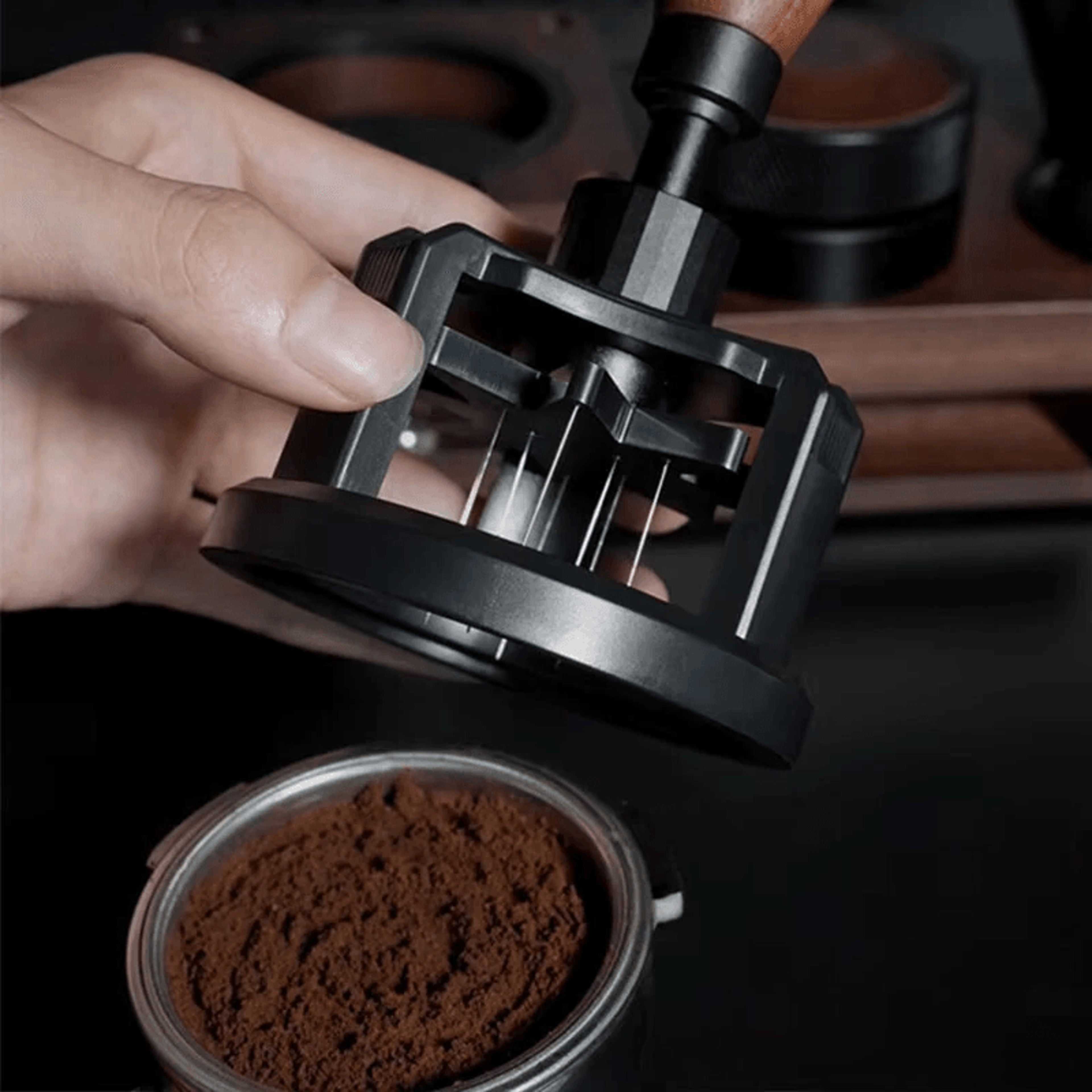 Rotary Espresso Stirrer Portafilter Distribution Tool 4
