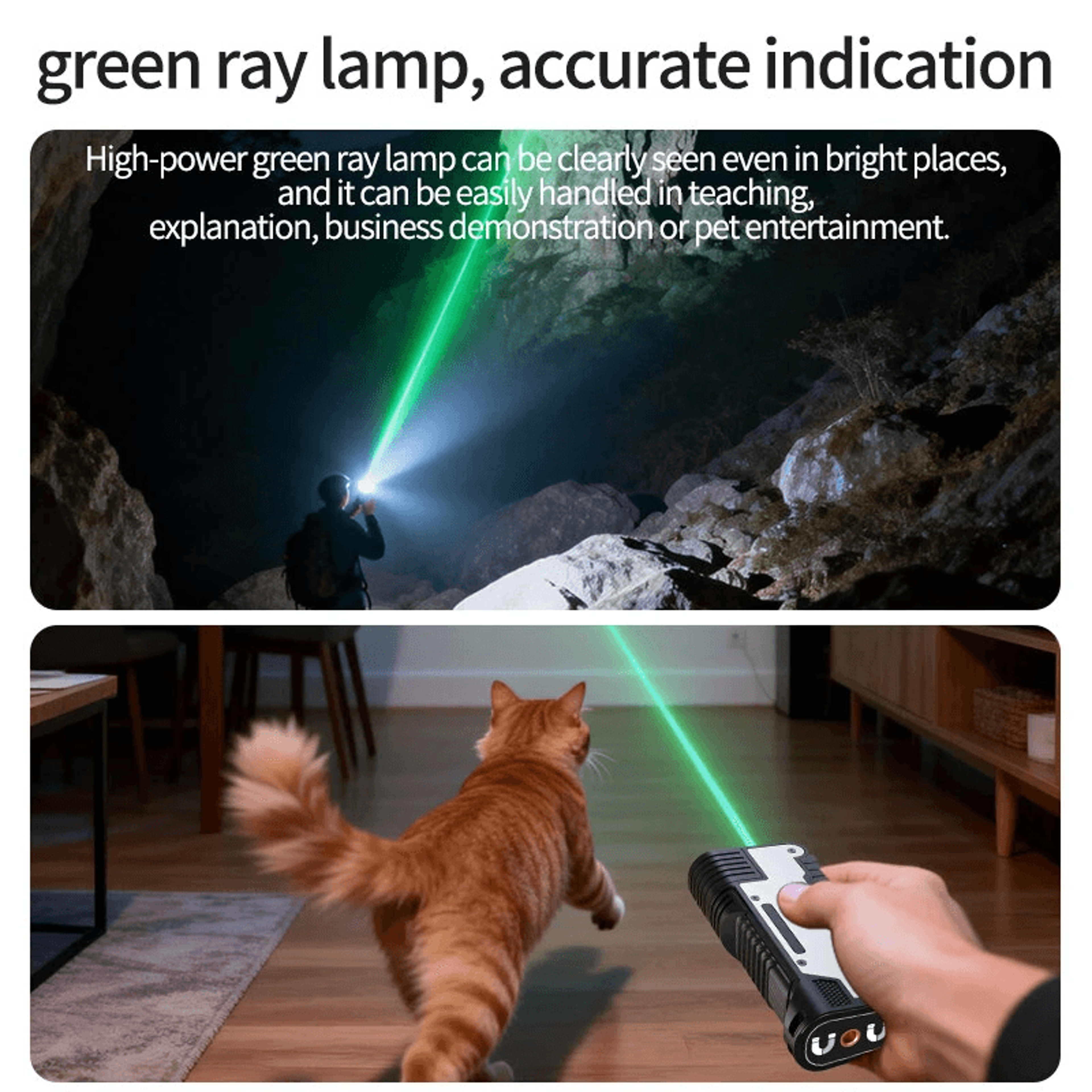 Rechargeable Flashlight Work Light With Laser And Tripod Mount 1
