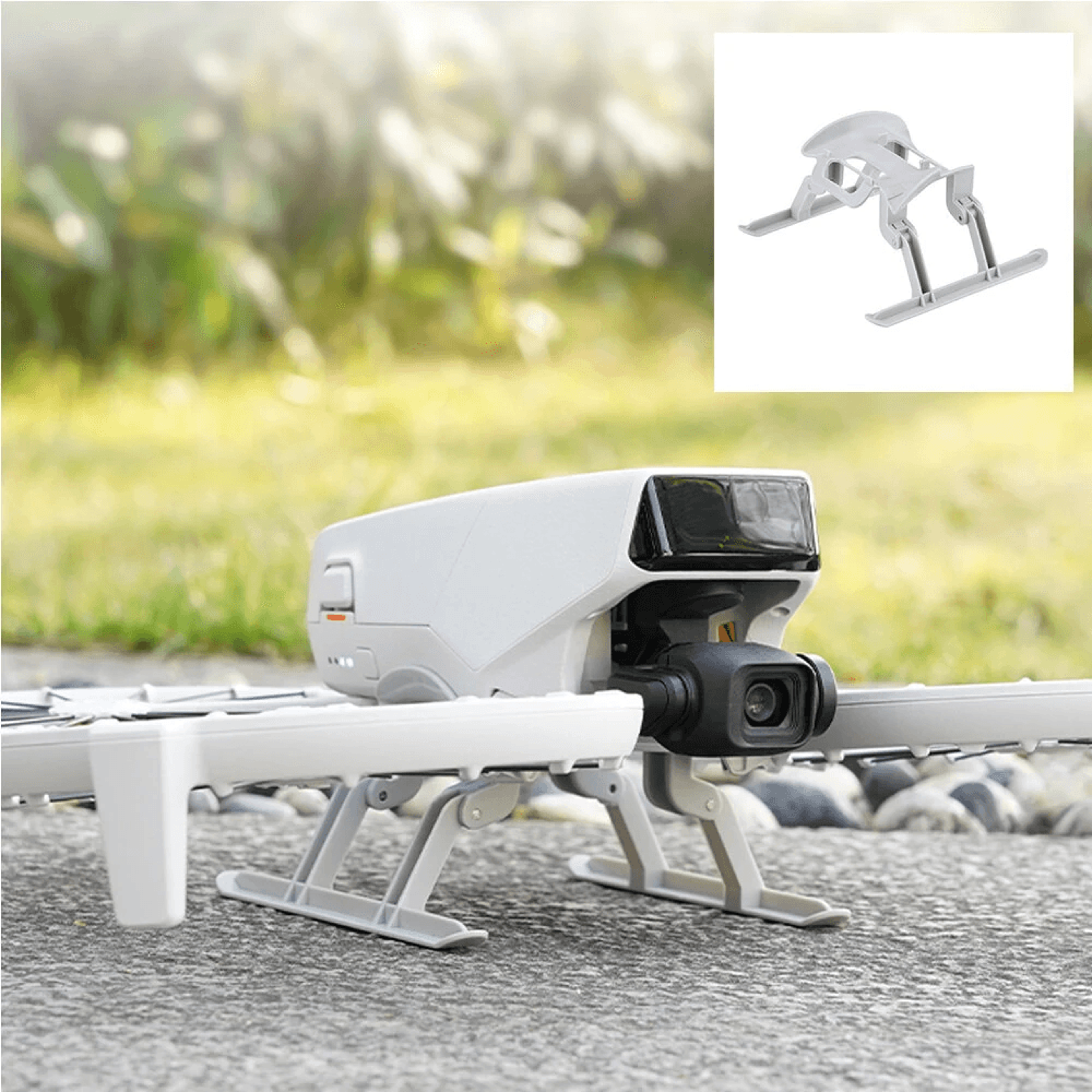 Foldable Extended Heighten Landing Gear Skid Legs Protector Support For DJI FLIP RC Drone 4