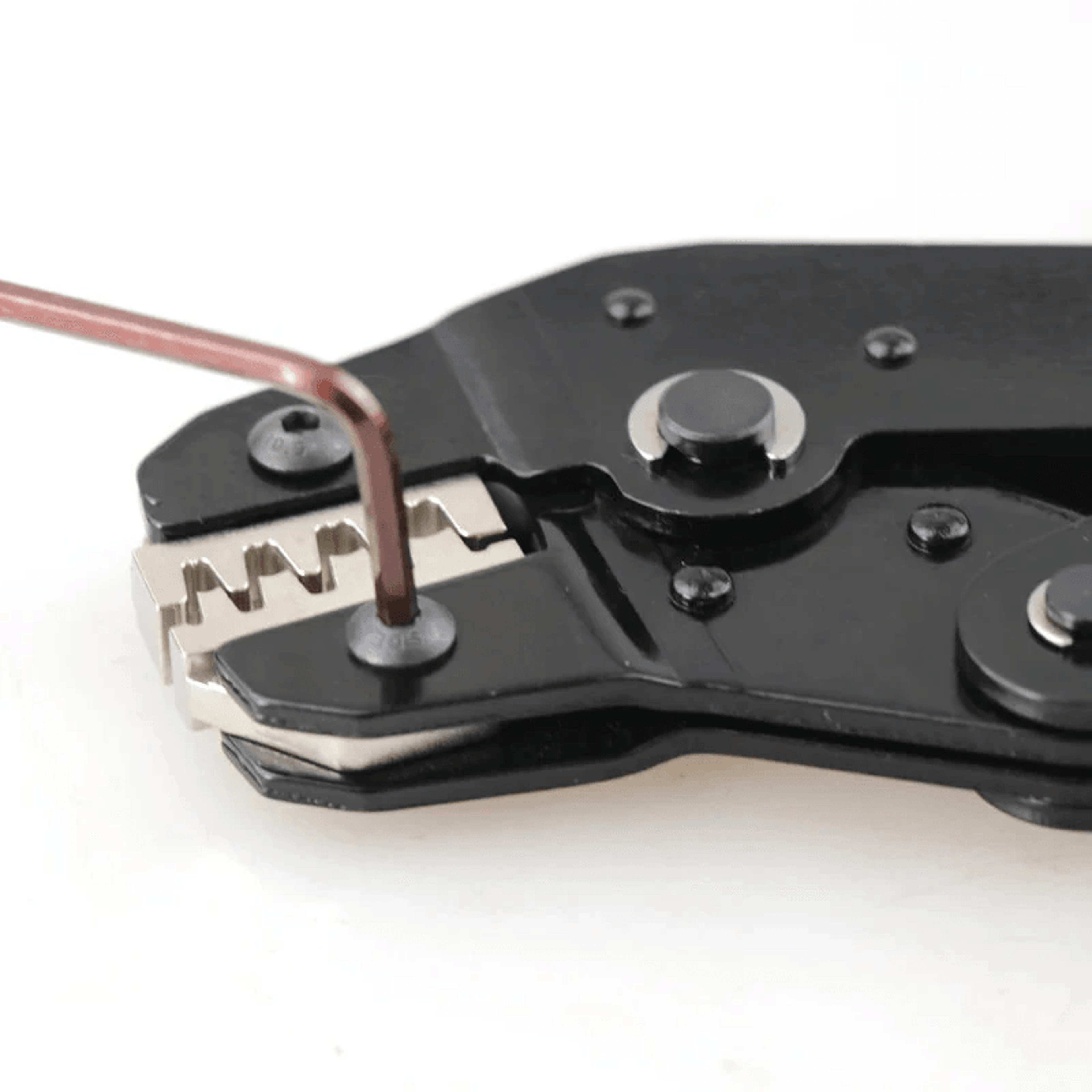 Interchangeable Crimping Tool Kit With Electrical Terminals And Storage Case 2