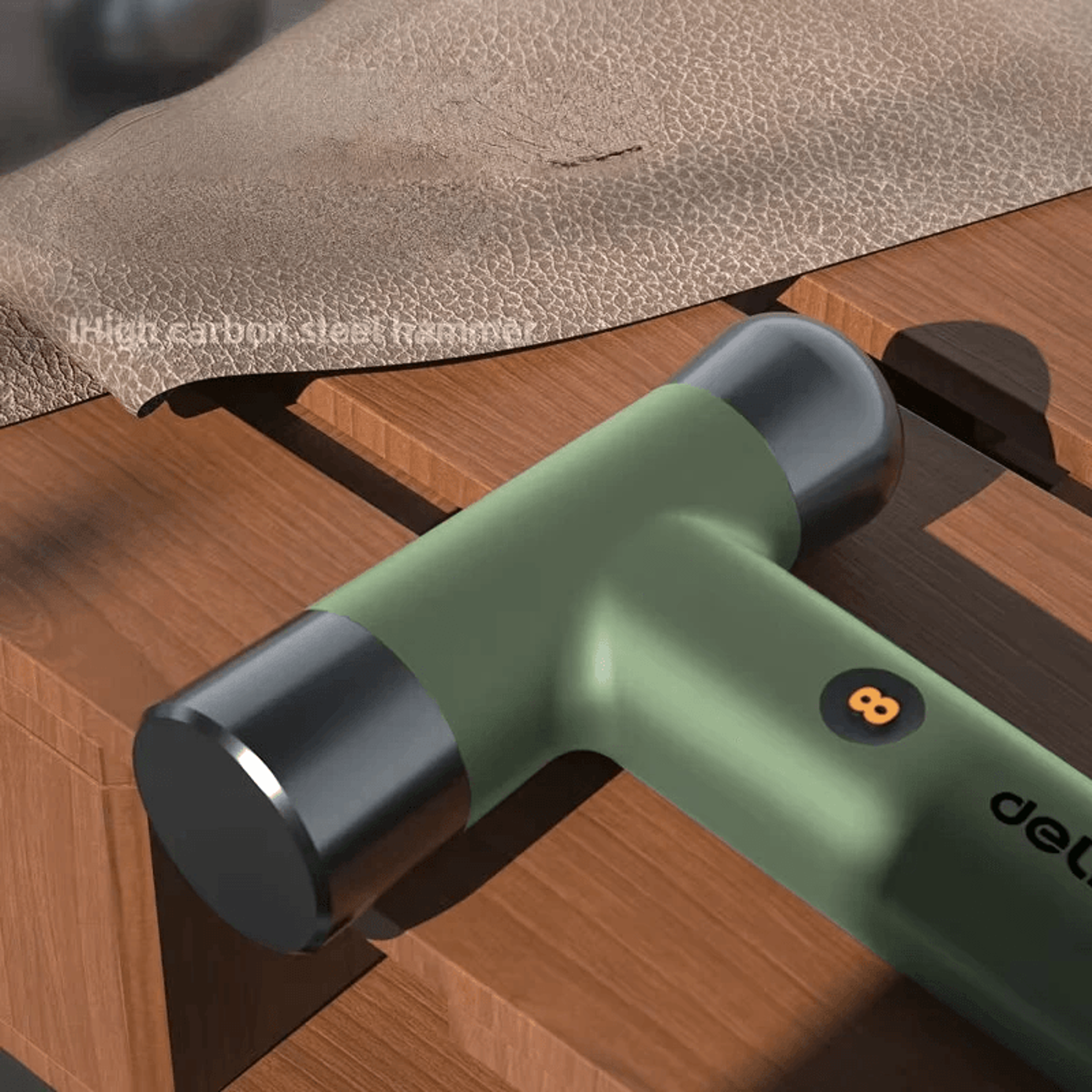 High Carbon Steel Installation Hammer With Ergonomic TPR Handle 3