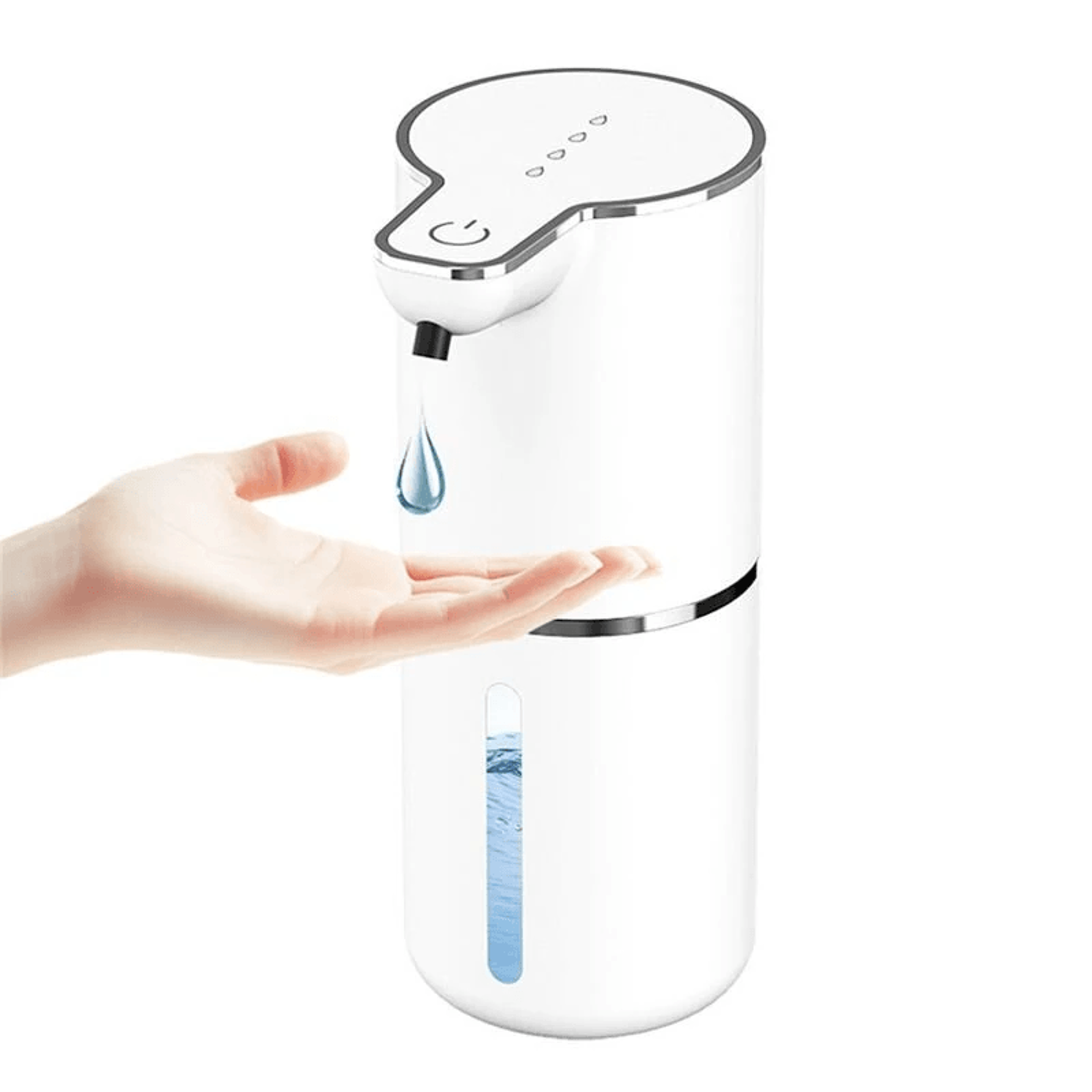 Automatic Touchless Foaming Soap Dispenser USB Rechargeable White 8