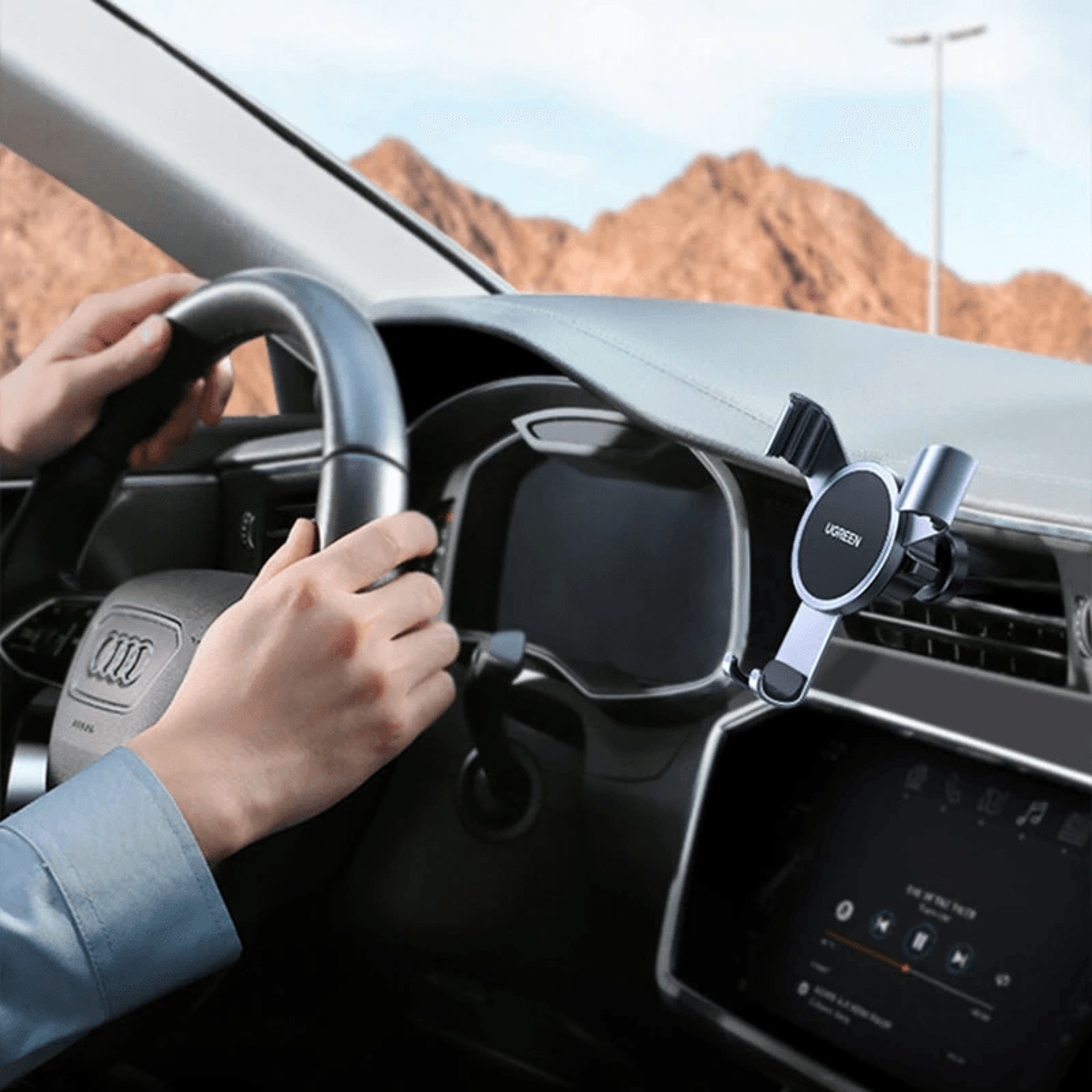 Gravity Car Air Vent Phone Mount Holder For Mobile Phones 4