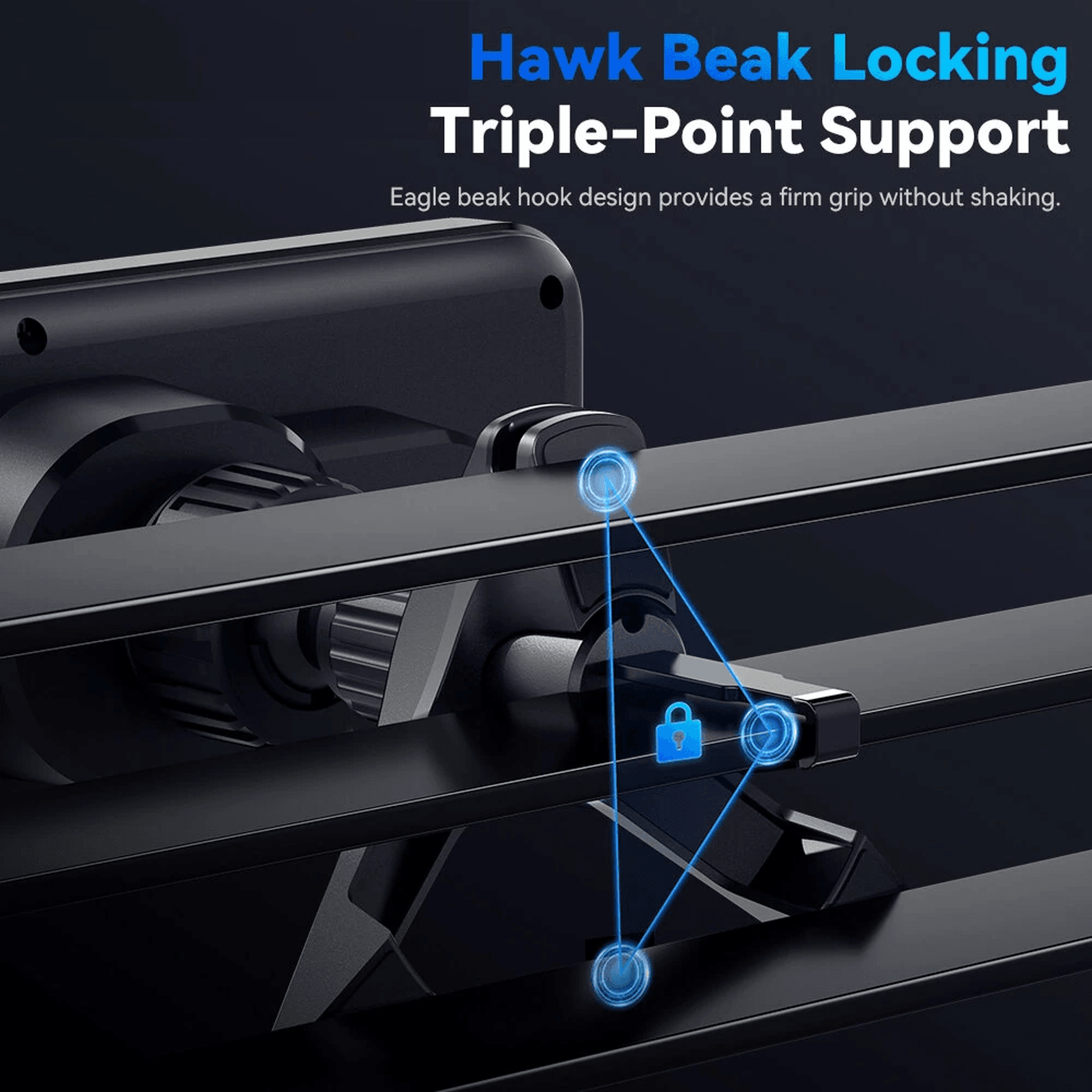 Wireless Car Charger Air Outlet Mount Stand With Fast Charging 4