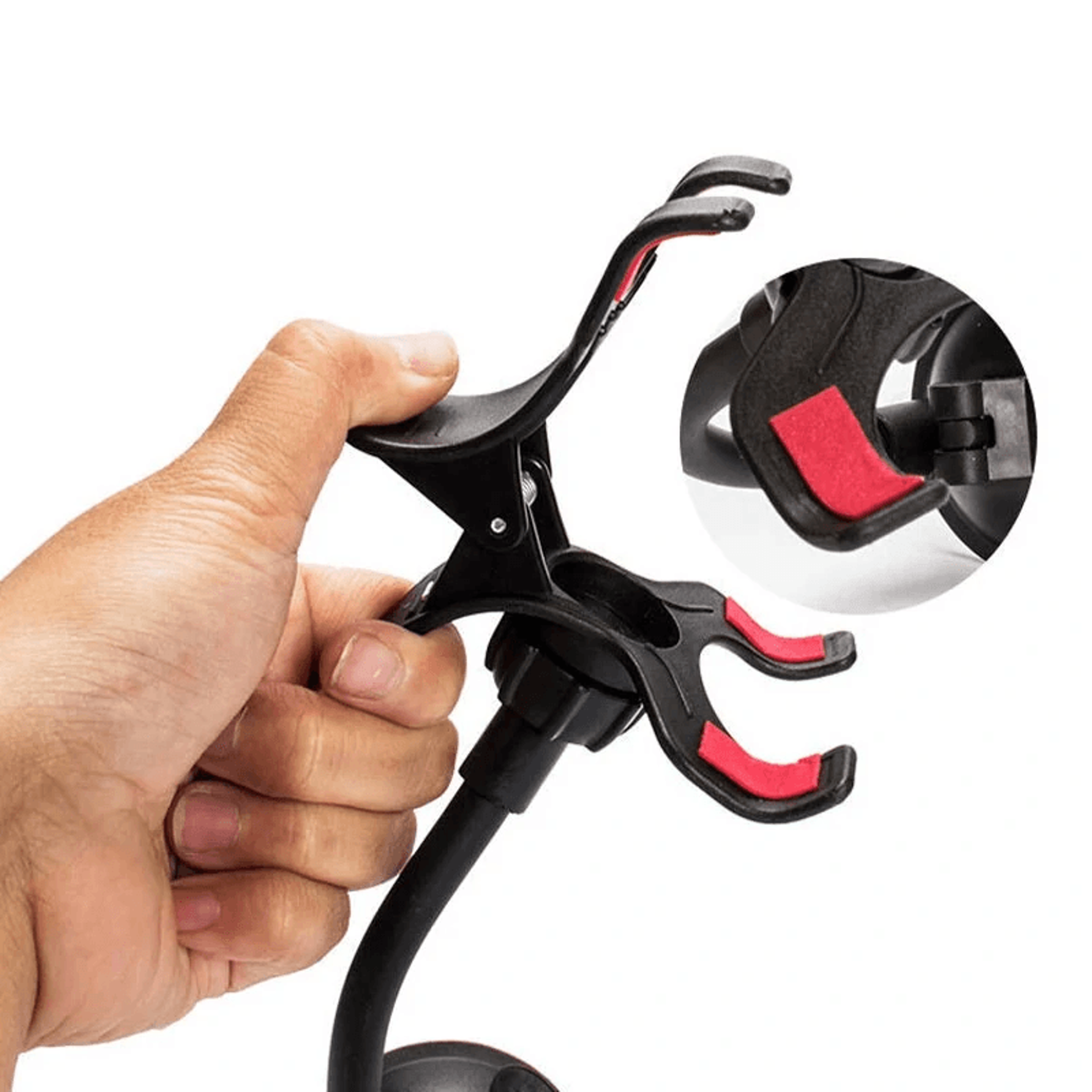 Black Windshield Car Mobile Phone Holder Suction Cup Mount 2