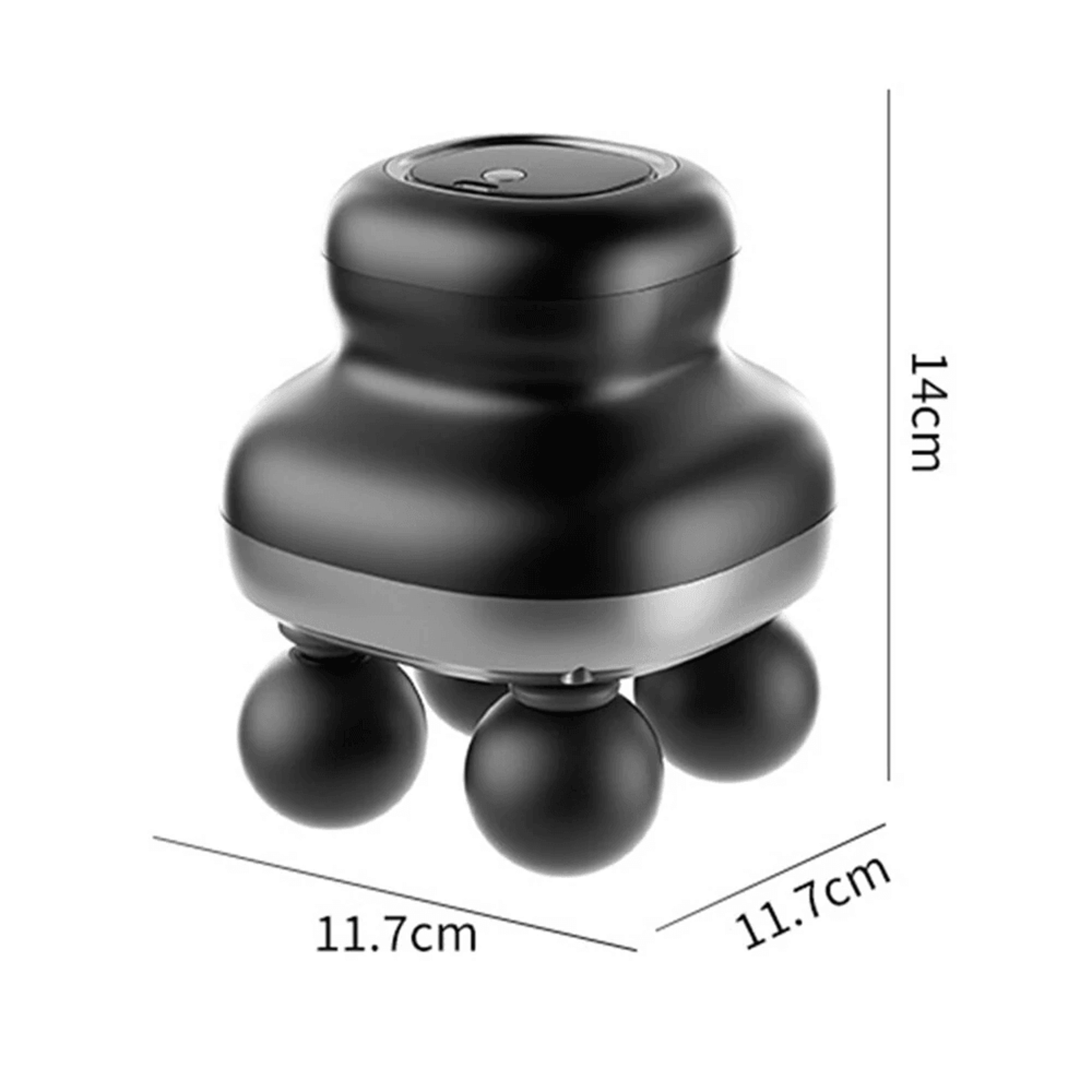 Black Head Deep Tissue Percussion Muscle Massage Gun 9