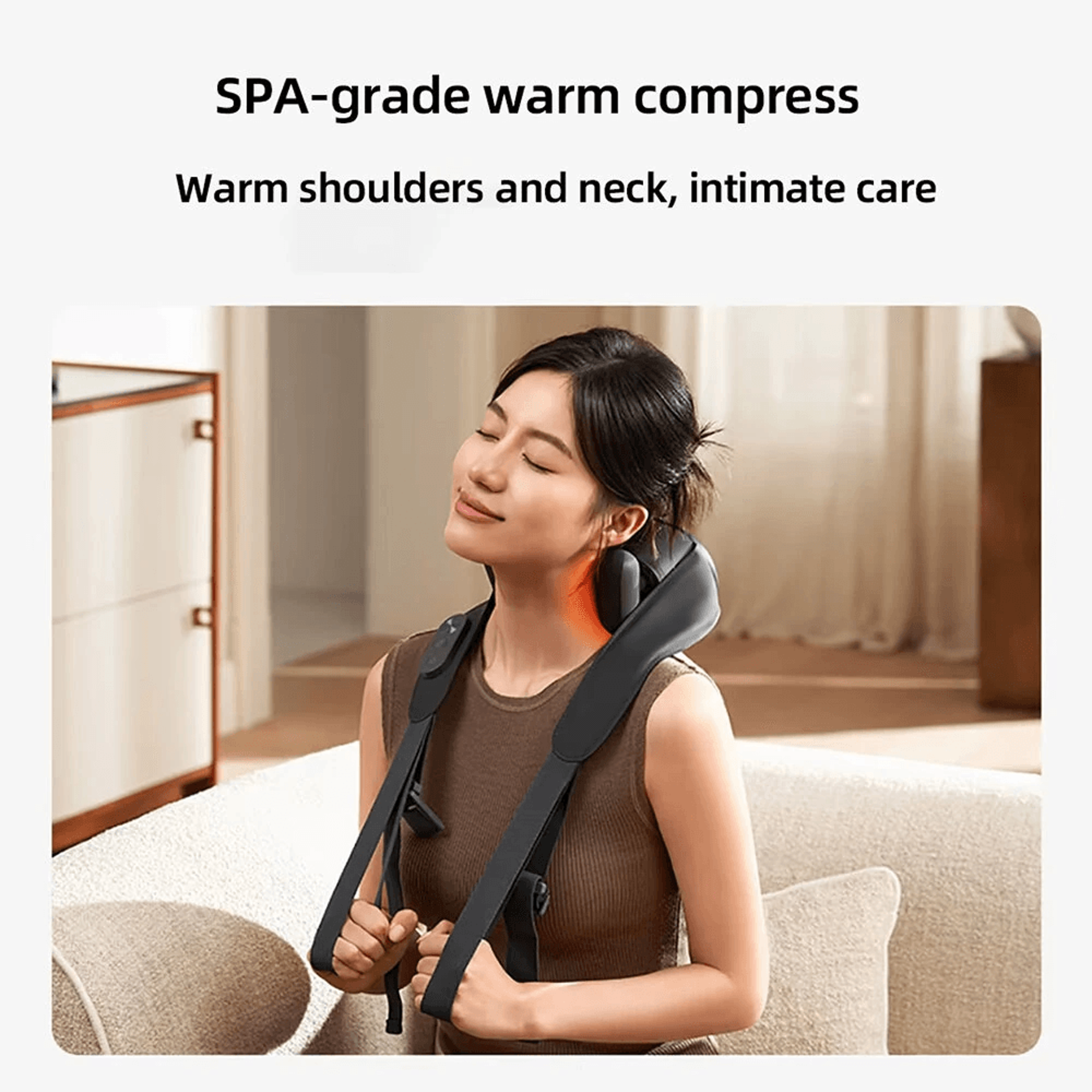 Rechargeable Smart Neck And Shoulder Massager With Heat Therapy 3