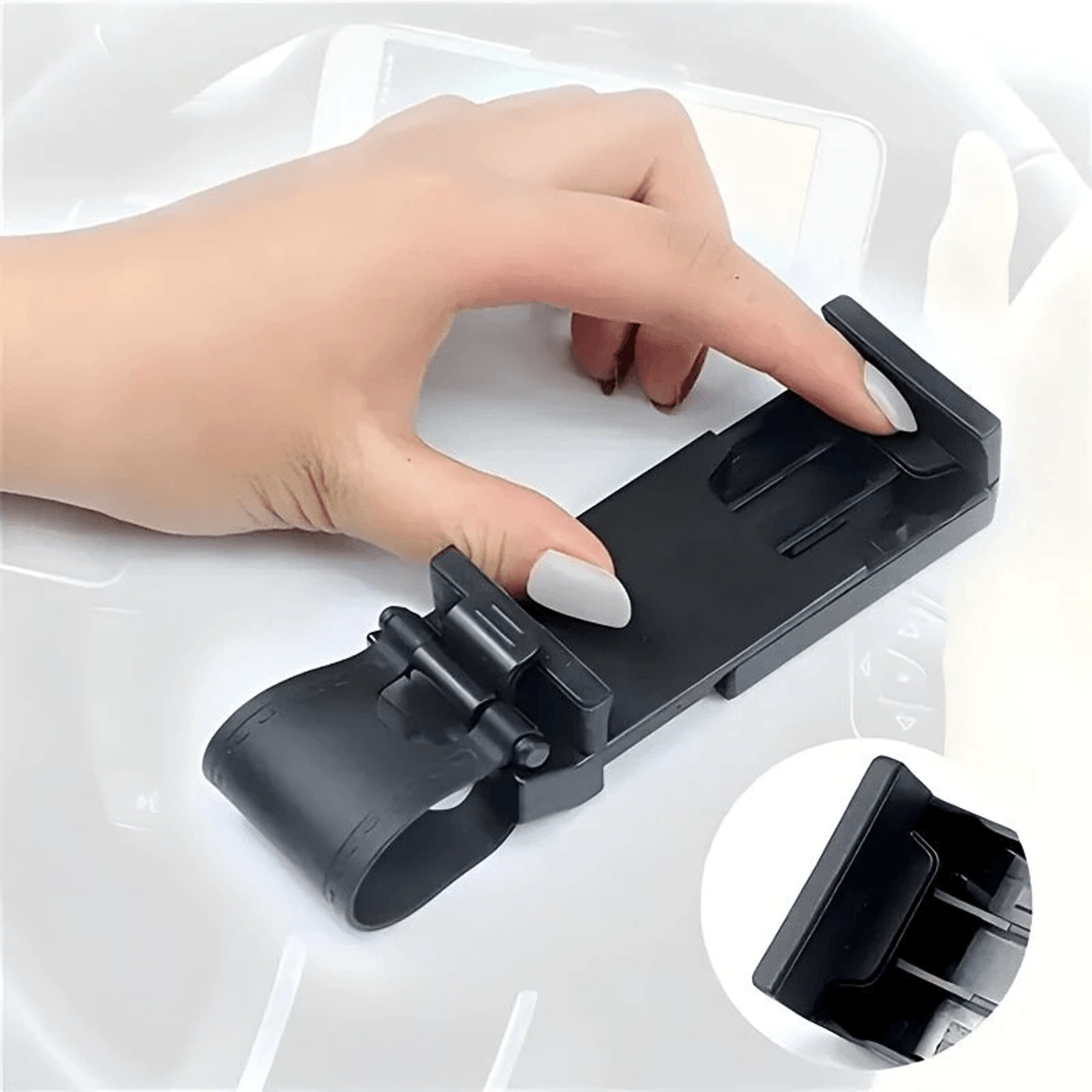 Adjustable Steering Wheel Phone Holder Mount Bracket Support 2