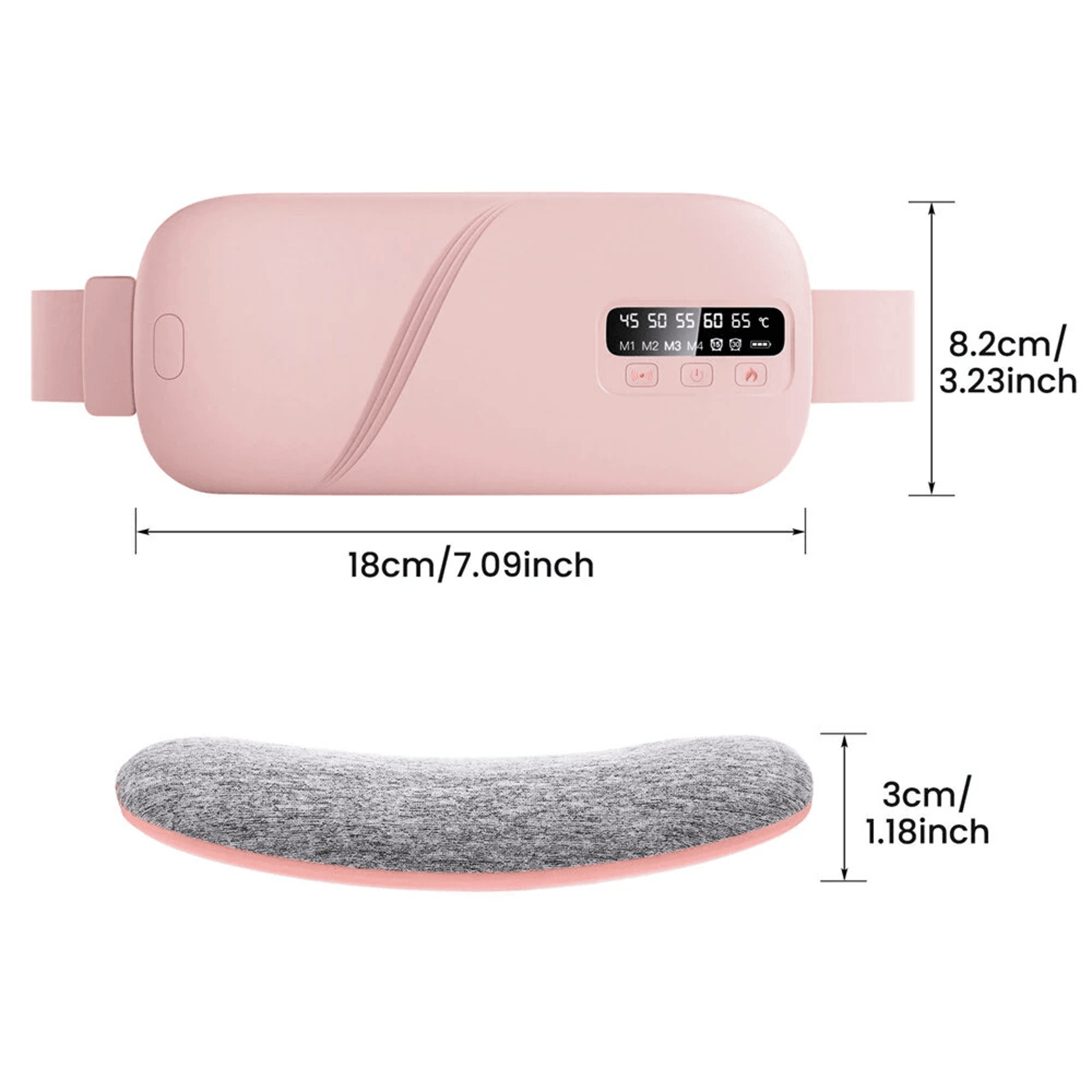 Period Heating Pad With LED Display And Adjustable Heat Settings 9