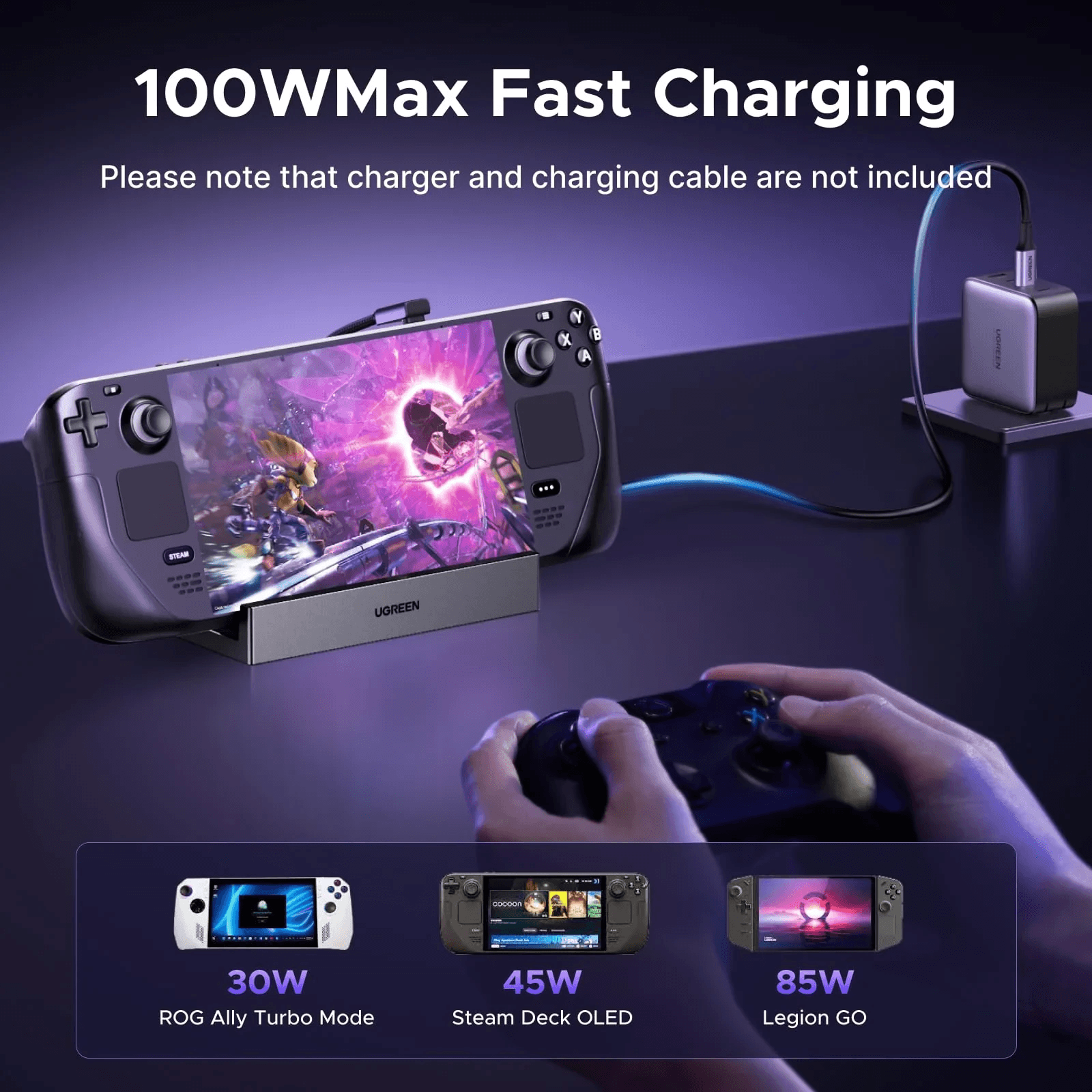 Gaming Handheld Docking Station With Display Port And PD 5