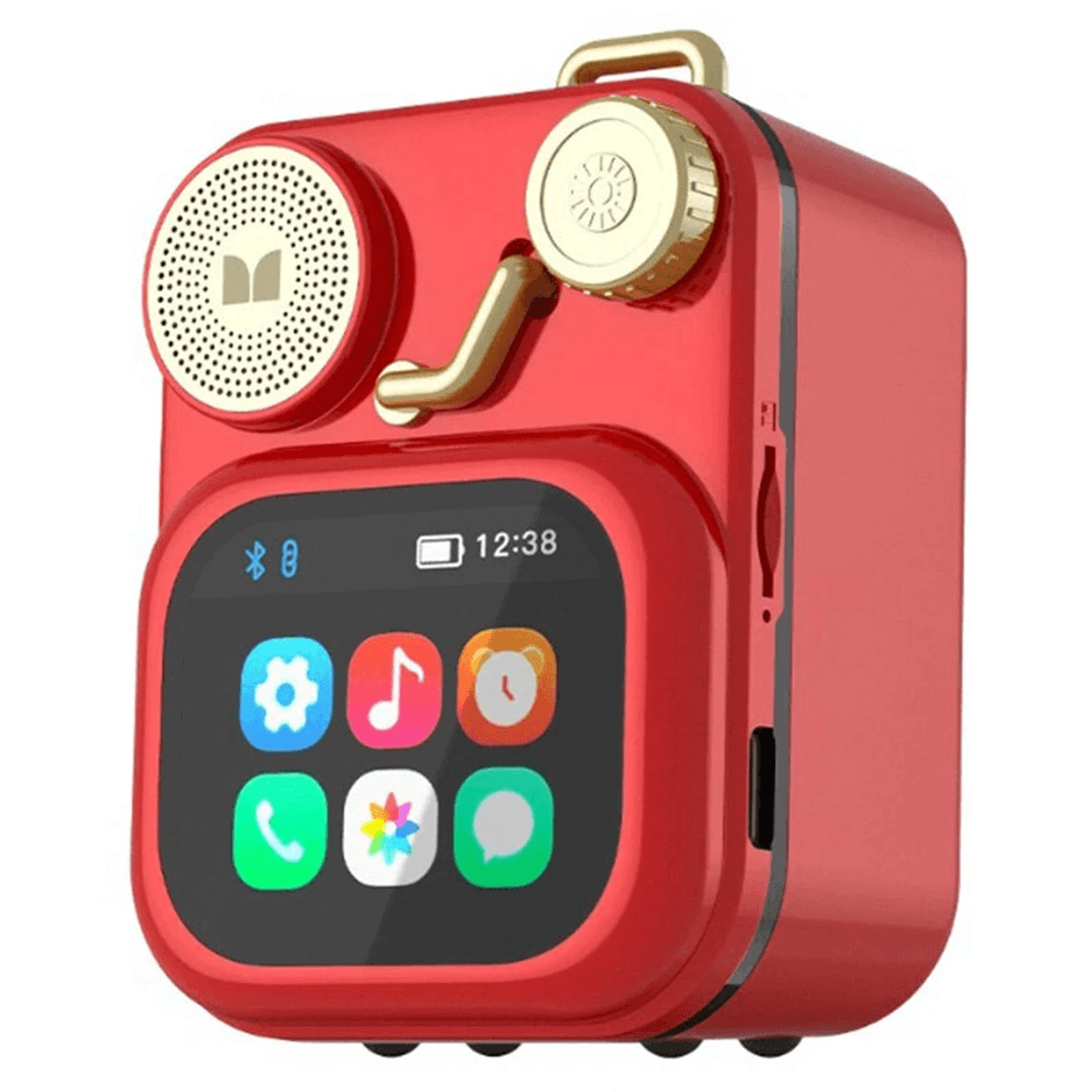 Portable Bluetooth Speaker With HD Touch Screen TF Card Playback And White Noise 7