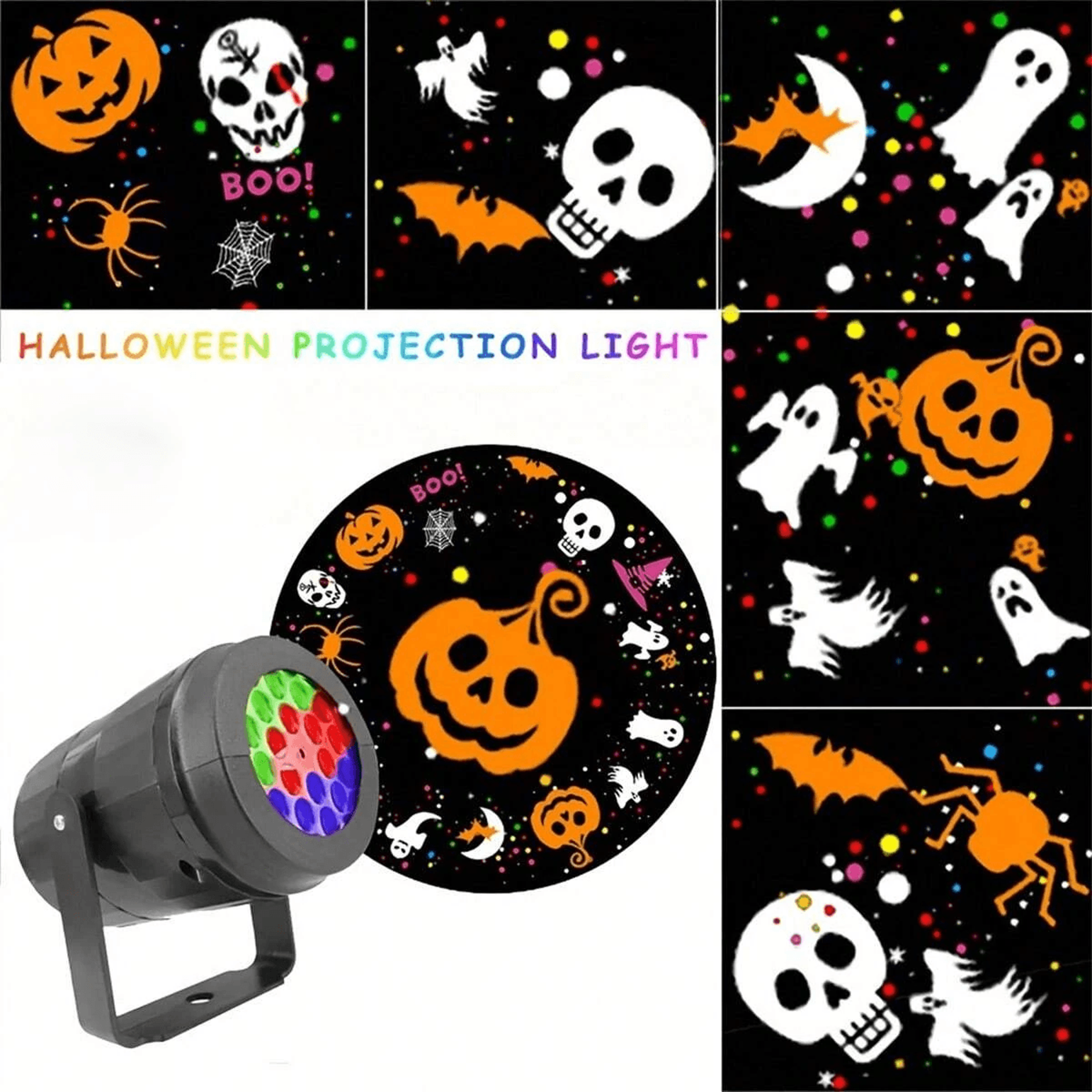Halloween Projection Lamp With LED Patterns 1