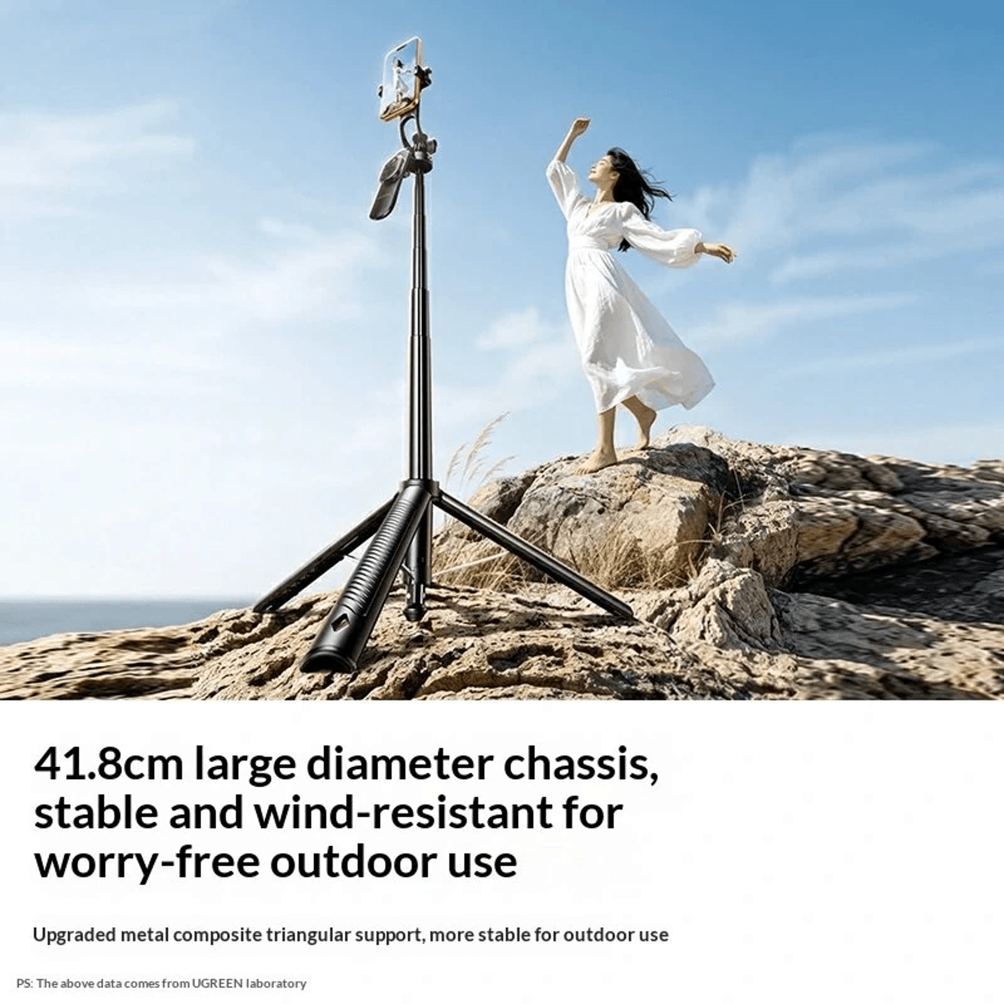 Automatic Tripod Selfie Stick Extendable Phone Stand With Rechargeable Remote 5