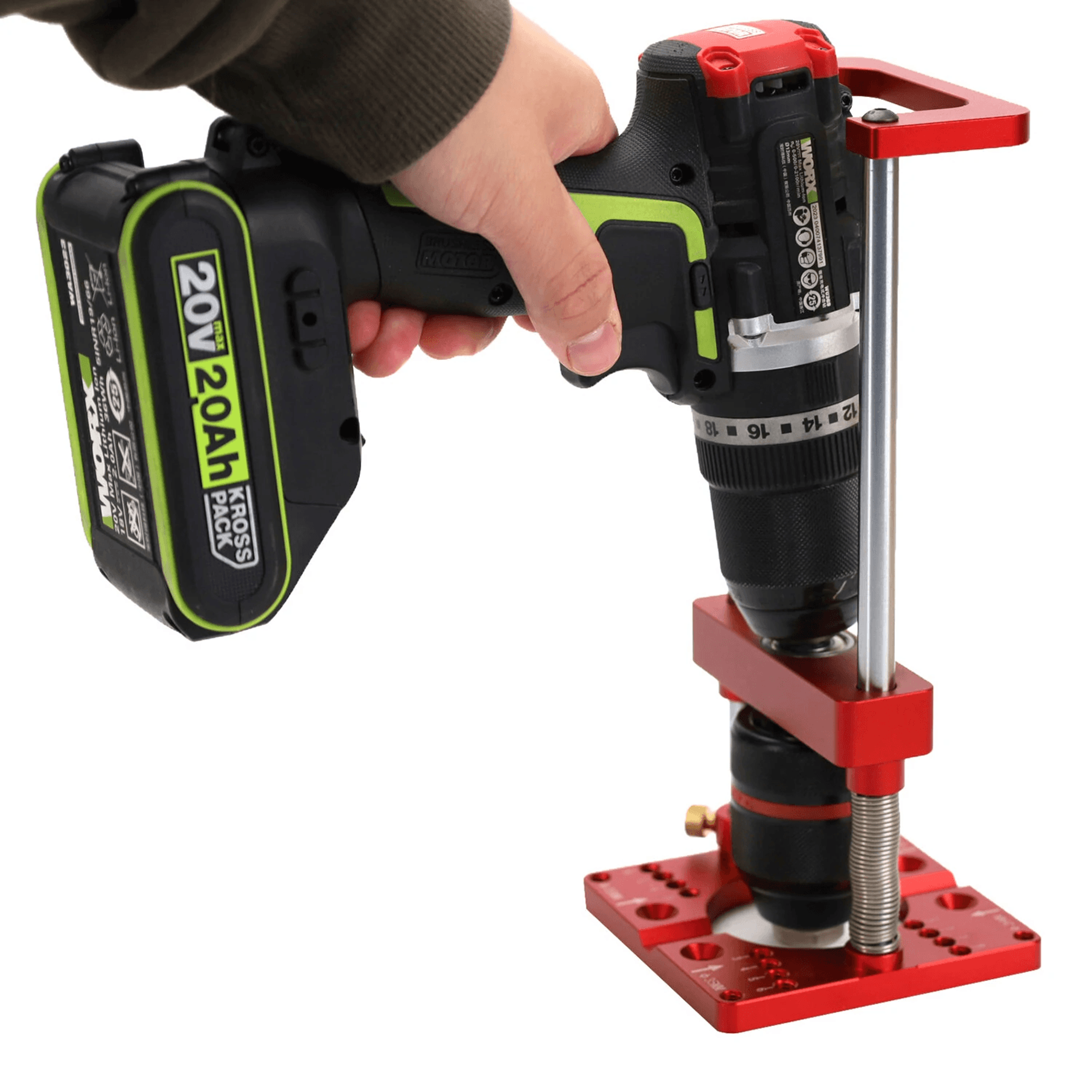 Concealed Hinge Drill Guide Adjustable Aluminum Cabinet Hardware Jig 8