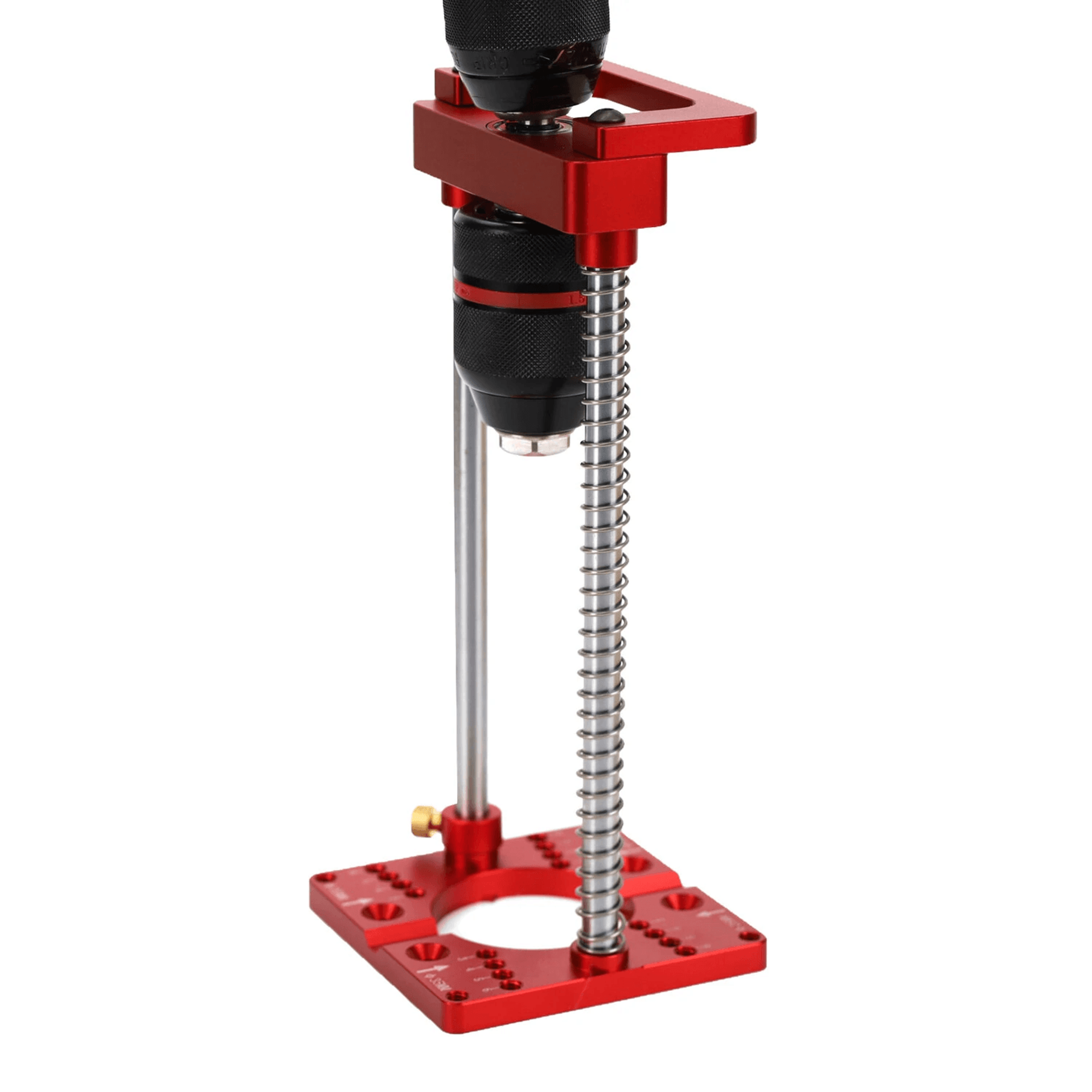 Concealed Hinge Drill Guide Adjustable Aluminum Cabinet Hardware Jig 0